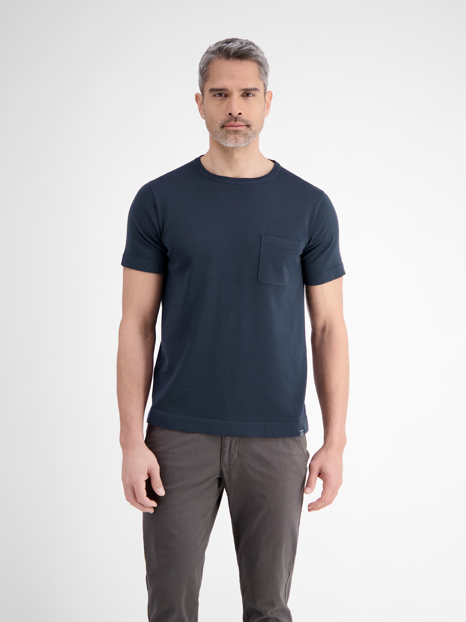 Image of LERROS Kurzarmshirt in Feinstrick