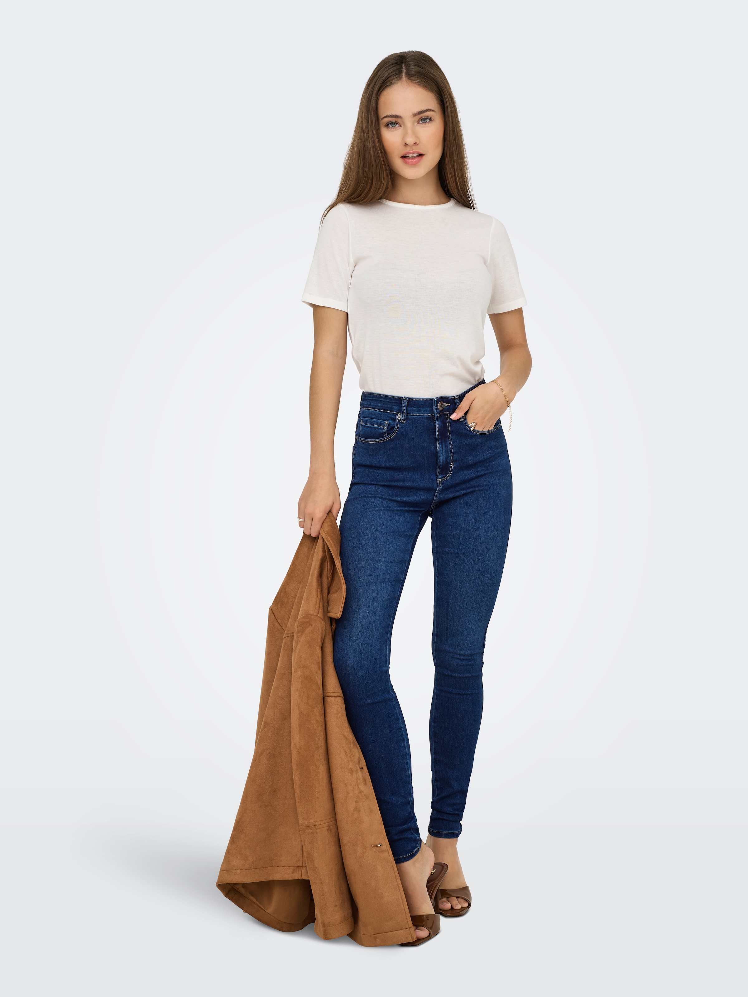 ONLY Skinny-fit-Jeans »ONLRAY HIGH WAIST SKINNY DNM BOX«