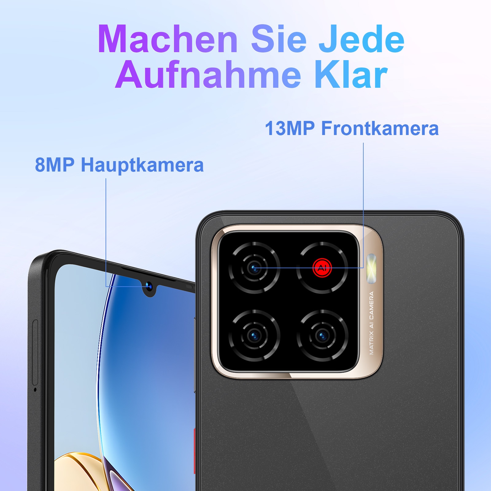 ZTE Smartphone »Blade A56« Celestial Black