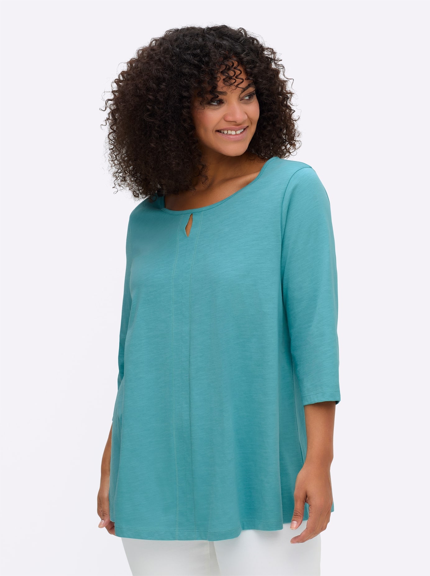Sheego 3/4-Arm-Shirt »3/4-Arm-Shirt«, (1 tlg.)