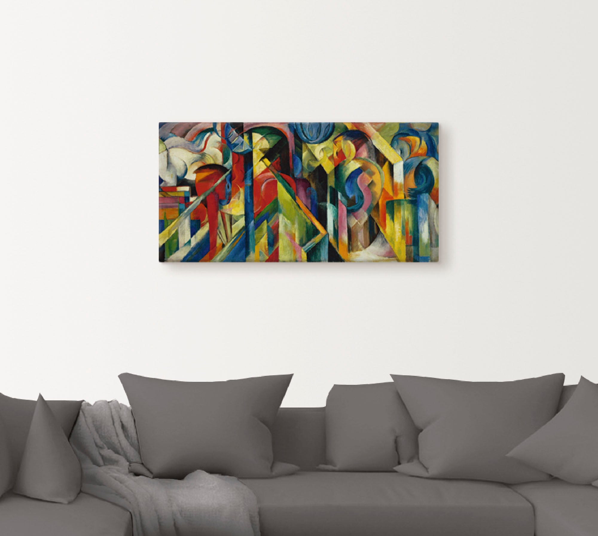 Artland Wandbild »Stallungen. 1913«, Muster, (1 St.), als Leinwandbild, Wandaufkleber in verschied. Grössen