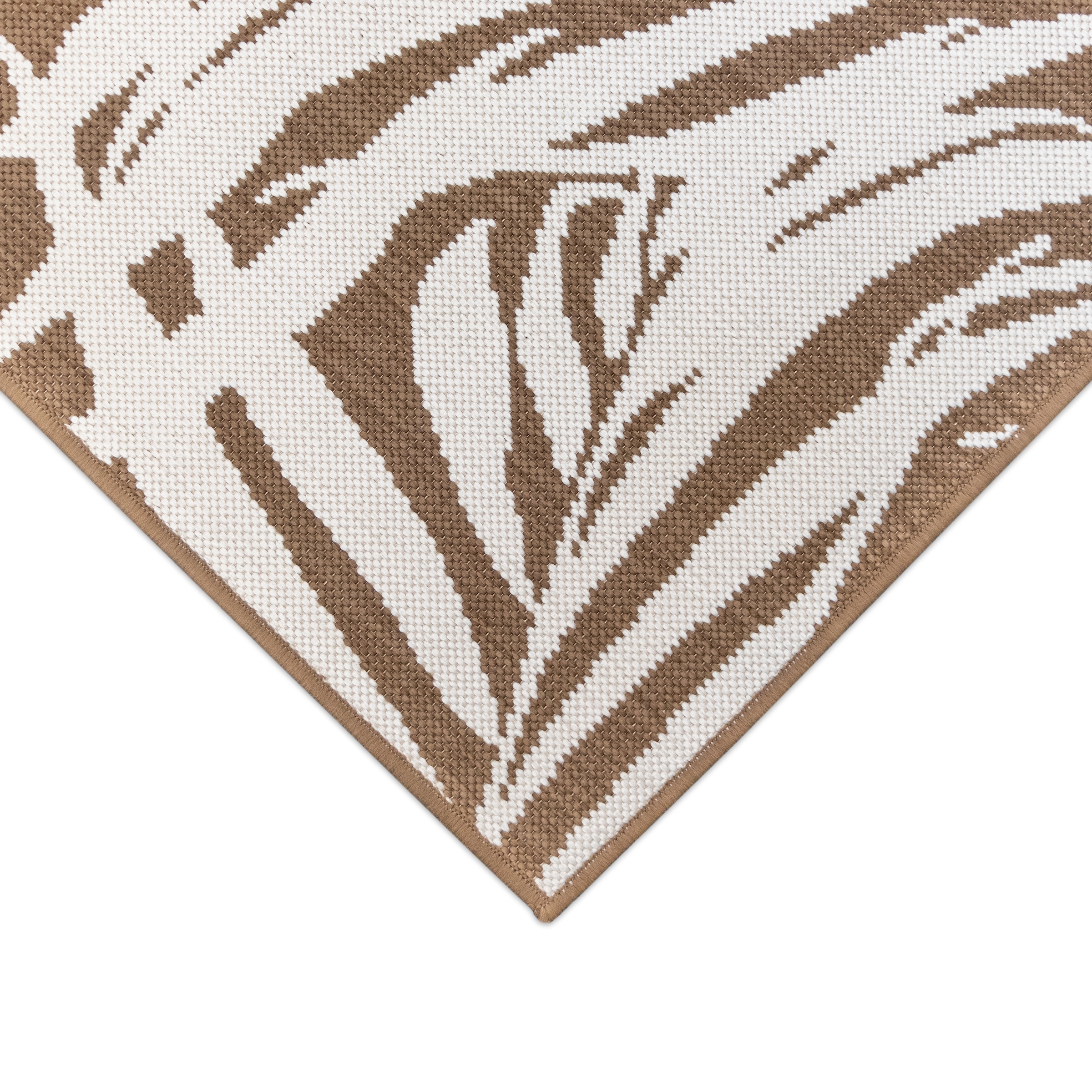 Primaflor-Ideen in Textil Teppich »Outdoorteppich REVERSO - Palm Tree« rechteckig 5 mm Höhe Wendeteppich, Palmblätter, In- und Outdoor geeignet, wasserfest