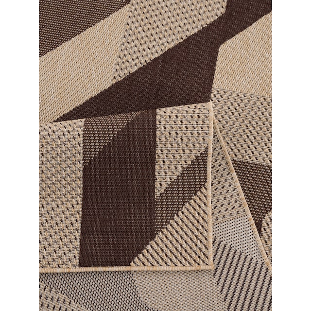 Home affaire Teppich »Borfin«, rechteckig, mit geometrischem Muster,  schmutzabweisend, In- und Outdoor geeignet à bas prix