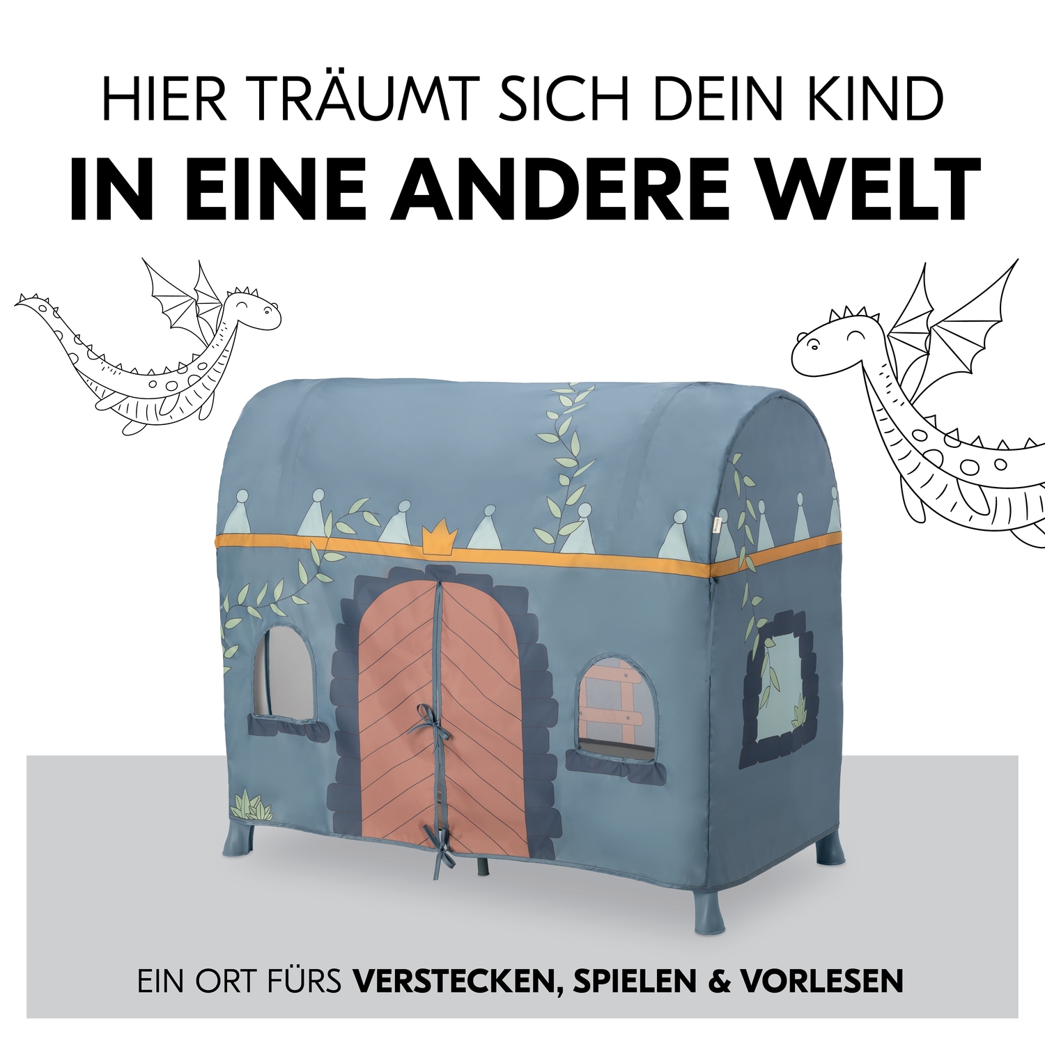 Hauck Bettzelt »Travel Bed Cover, Palace« Ergänzung für hauck Reisebetten (120 x 60 cm)
