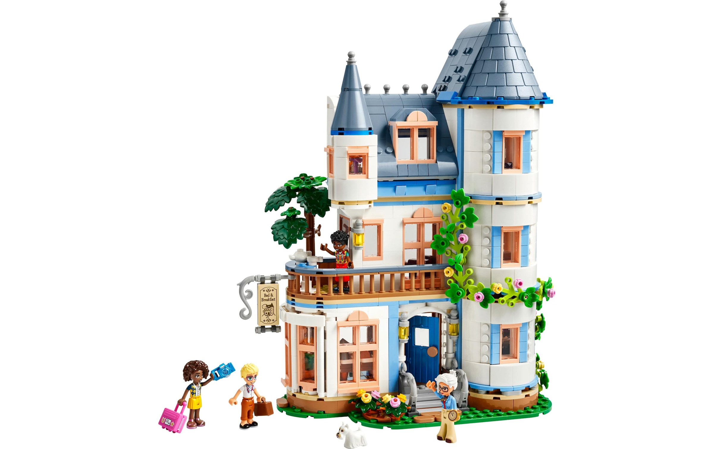 LEGO® Spielbausteine »Friends Burg mit Ferienunterkunft 42638«