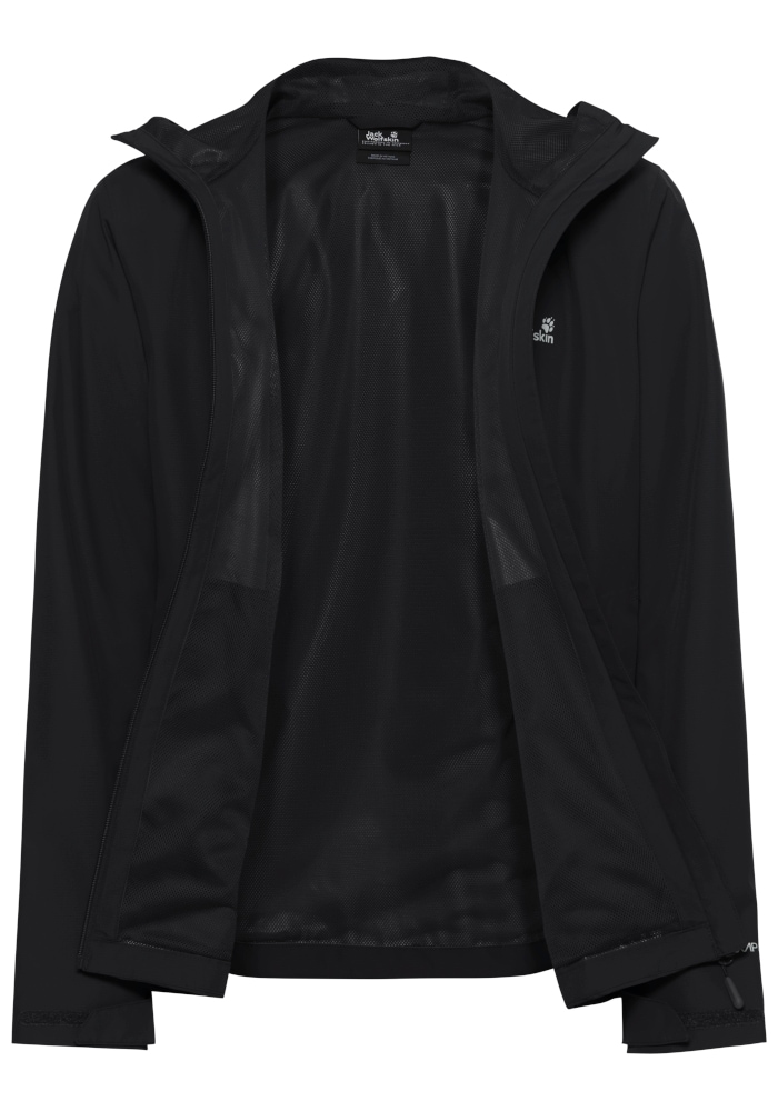 Jack Wolfskin Veste de pluie »OUTROVERT 2L JKT M« avec capuche avec capuche, respirant, imperméable