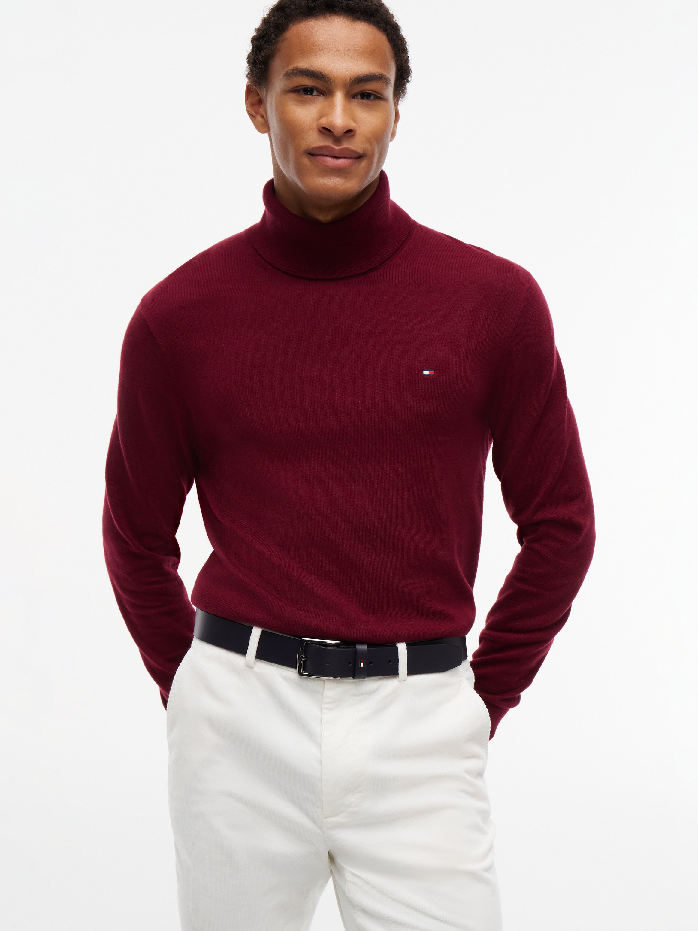 Tommy Hilfiger Ledergürtel »DENTON« Regular fit und grössenverstellbar