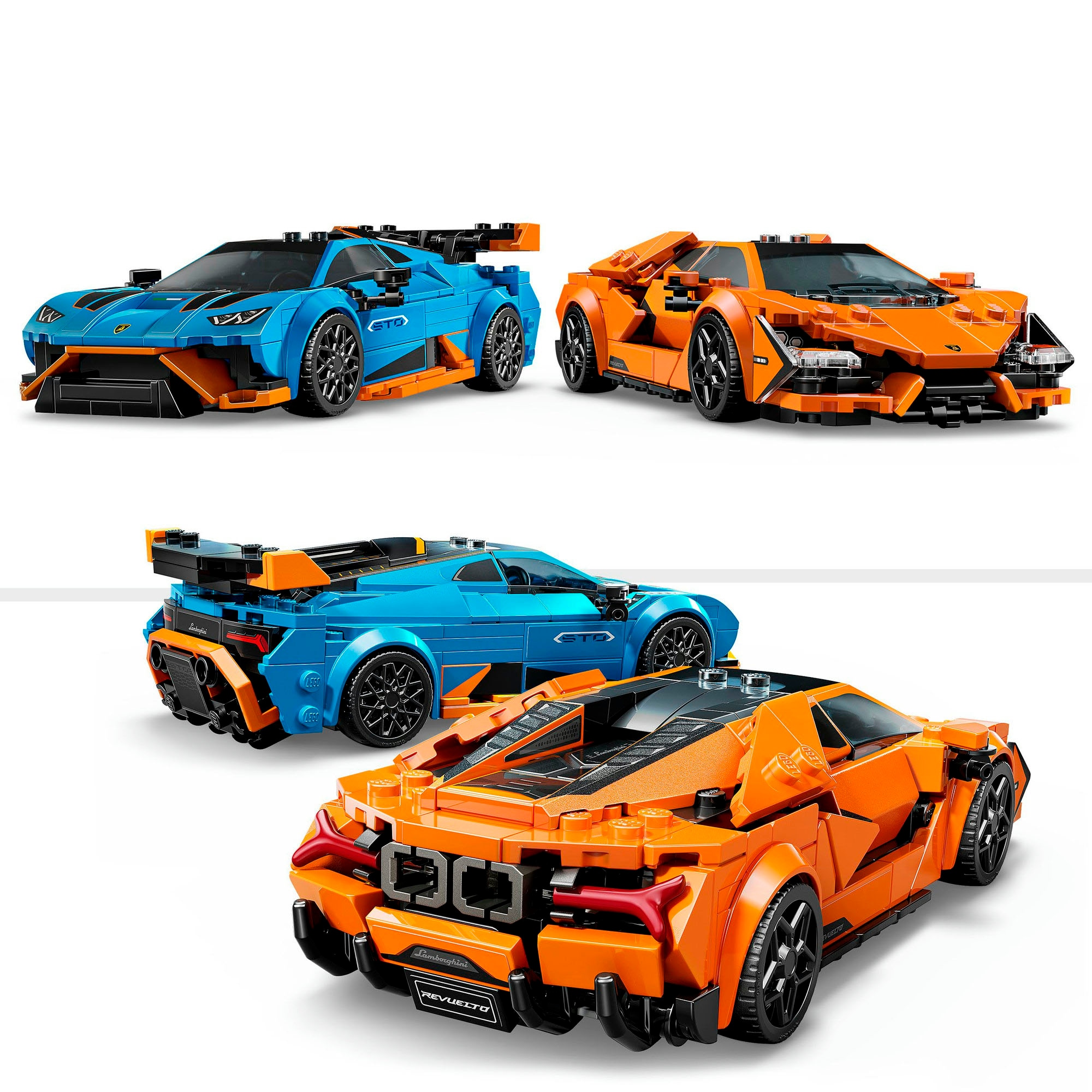LEGO® Pions de construction »Lamborghini Revuelto und Huracán STO (77238), LEGO Speed Champions« Made in Europe
