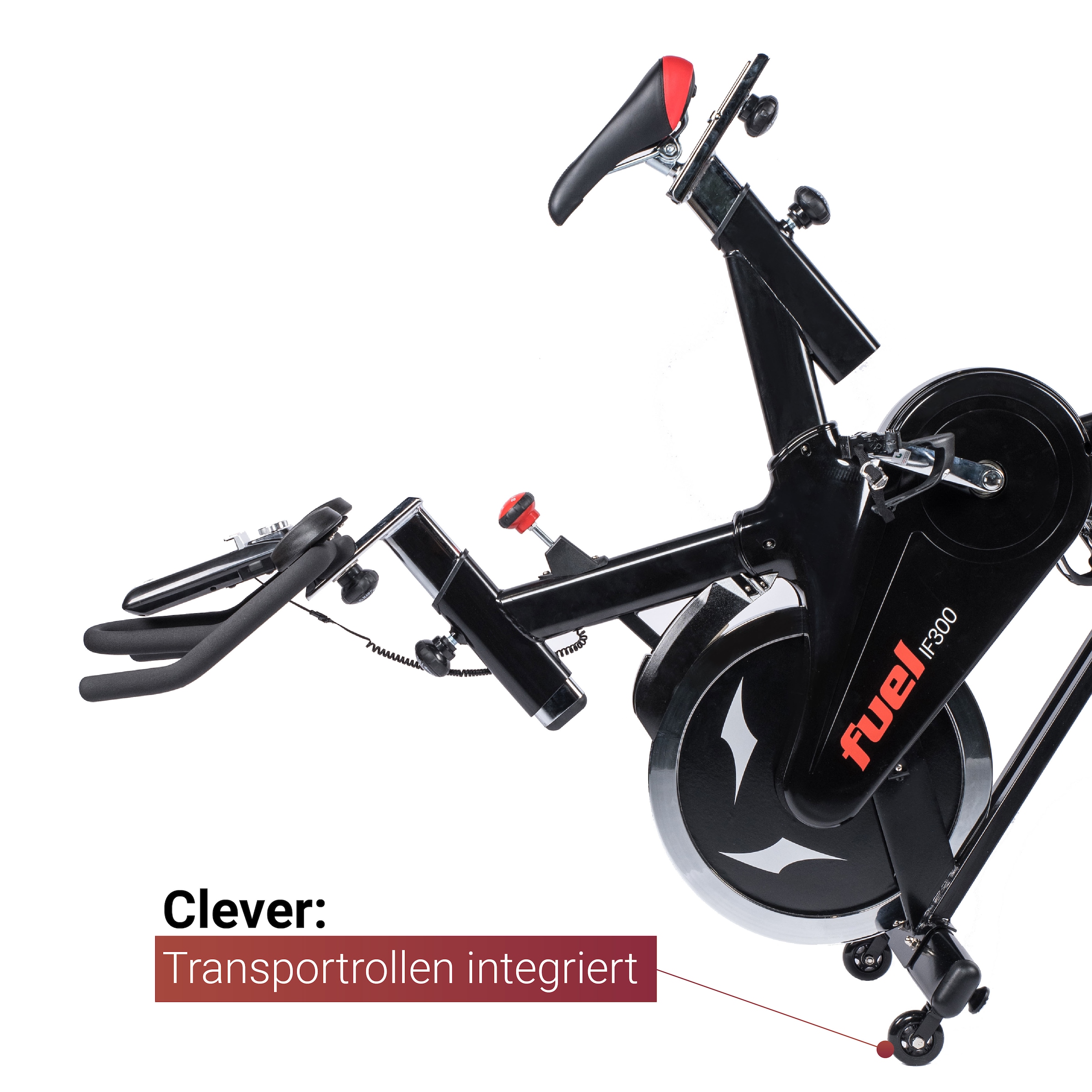 Fuel Fitness Vélo d'appartement »Indoor Cycle IF300« 125 kg max. Benutzergewicht, Fahrrad