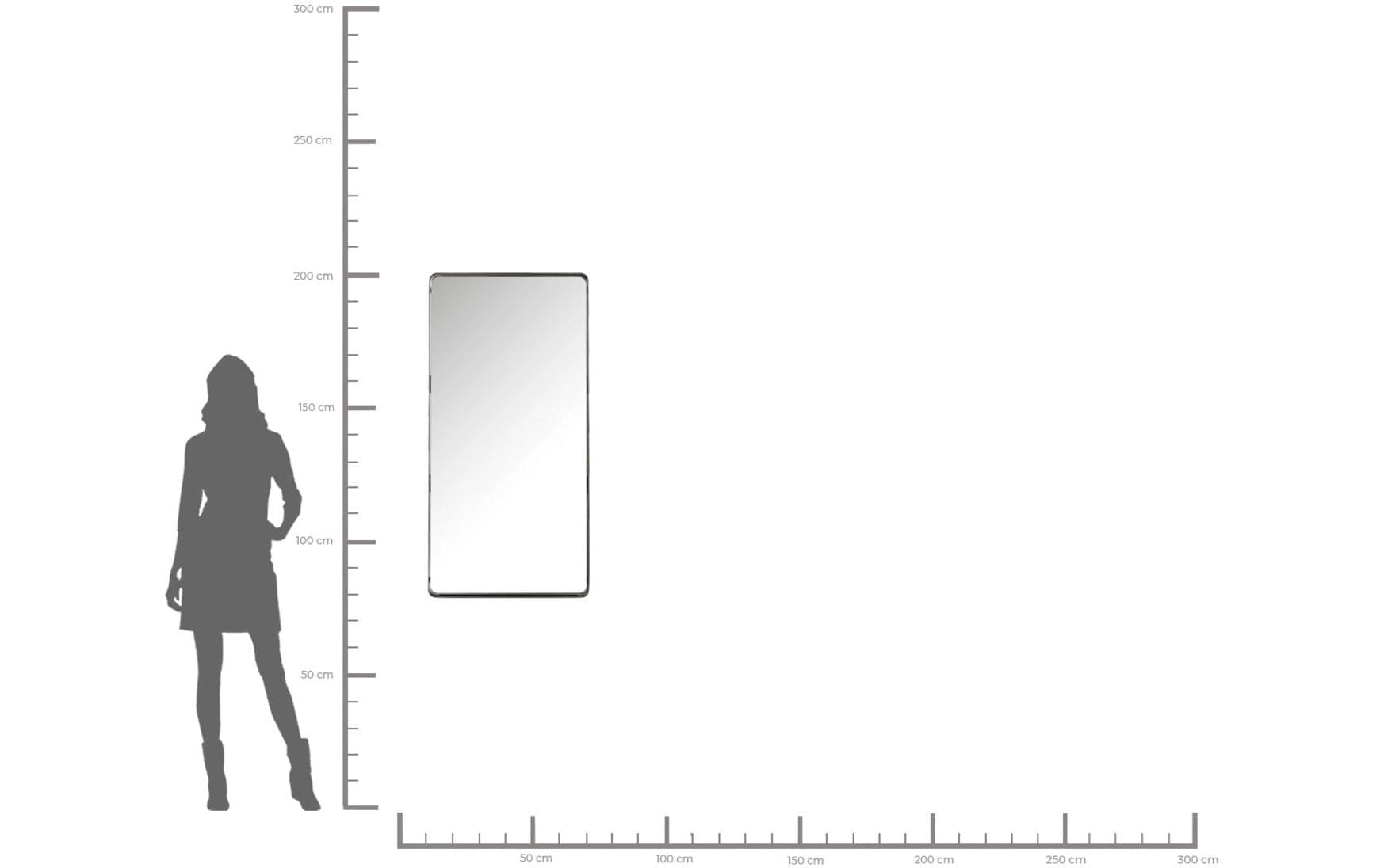 Kare Design Spiegel »Ombra Soft 120 x 60 cm«
