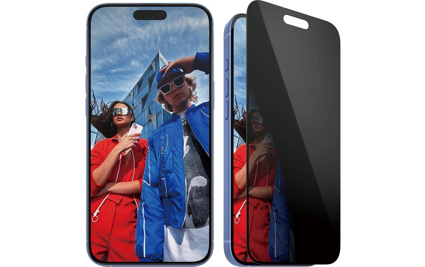 Image of PanzerGlass Displayschutzglas "Ultra Wide Fit Privacy iPhone 16 Plus" für iPhone 16 Plus 1 Stk. tlg.