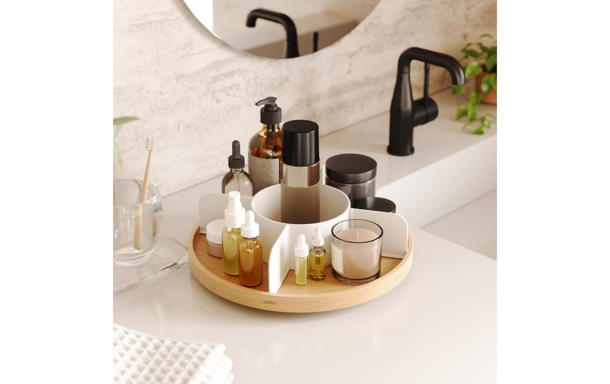 Umbra Kochbesteckhalter »Bellwo« Holzart: Fagus sylvatica, Pappel (China)