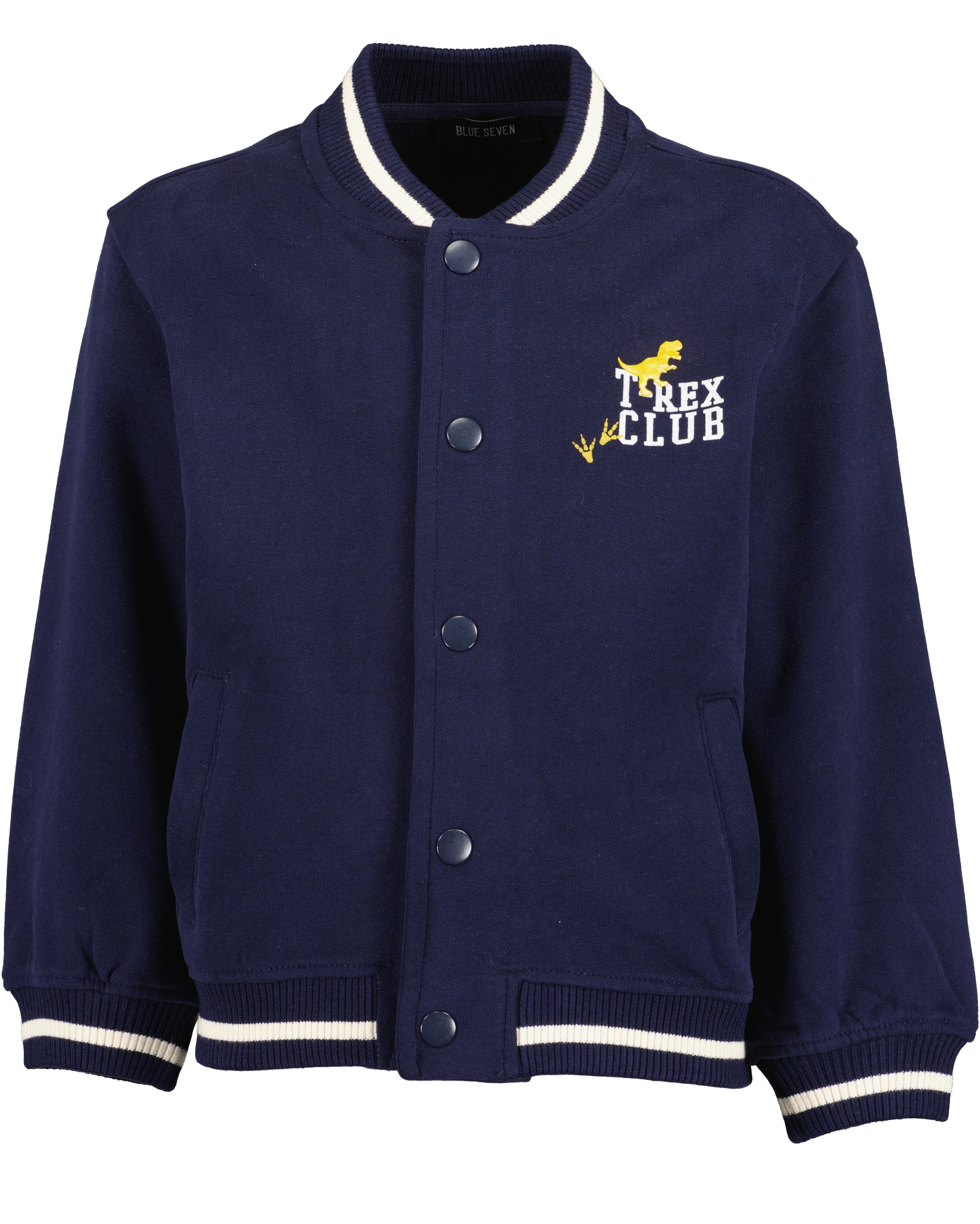 Image of Blue Seven Sweatjacke Baumwollmischung, Ringelbündchen