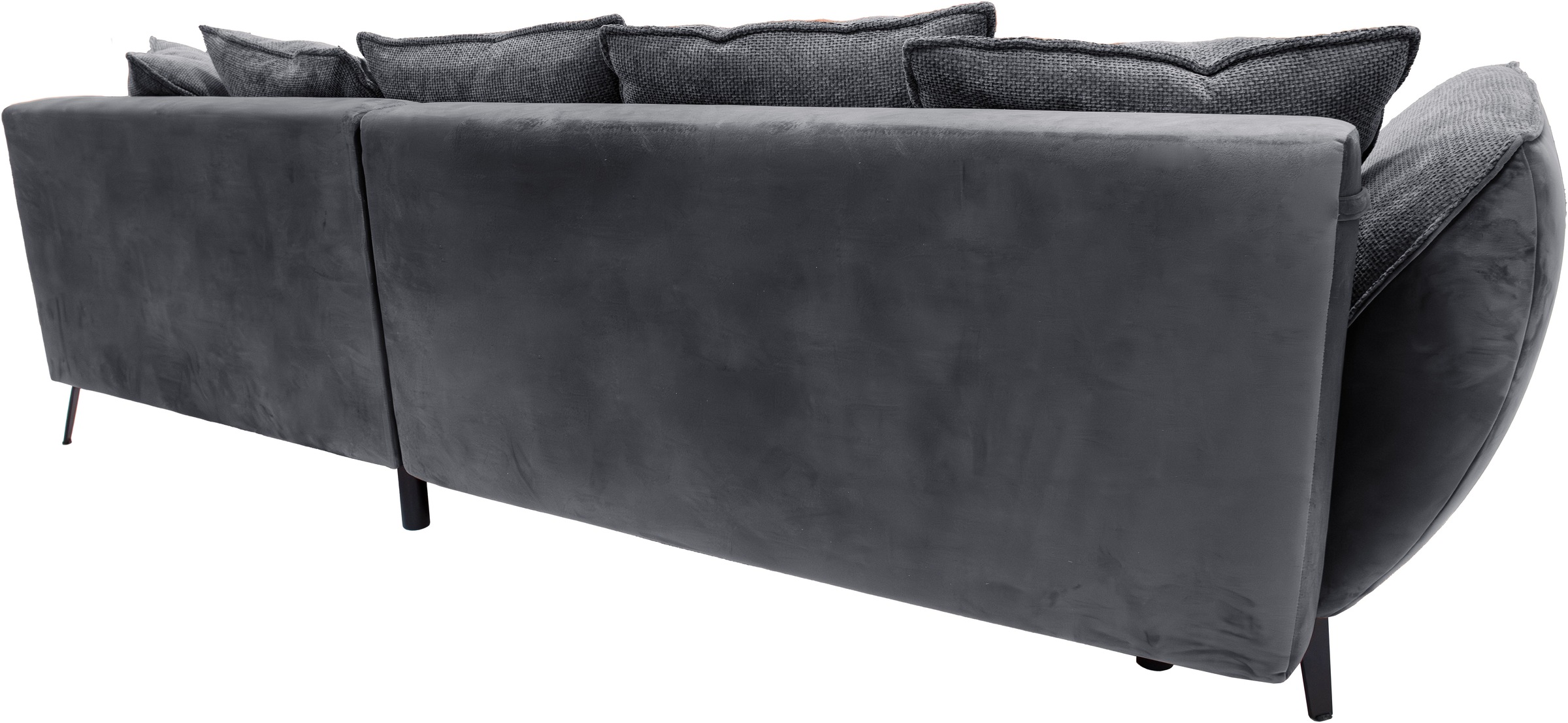 exxpo - sofa fashion Canapé d'angle »Midway Easy-Lift-Bettfunktion, 15cm bodenfrei, bequem, Breite 282cm« inkl. Bettfunktion und praktischem Bettkasten, L-Form