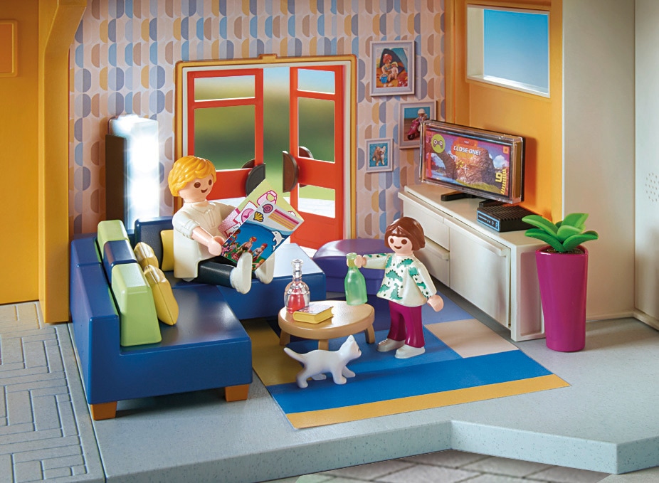 Playmobil® Konstruktions-Spielset »Wohnzimmer (70989), City Life«, (71 St.), Made in Germany