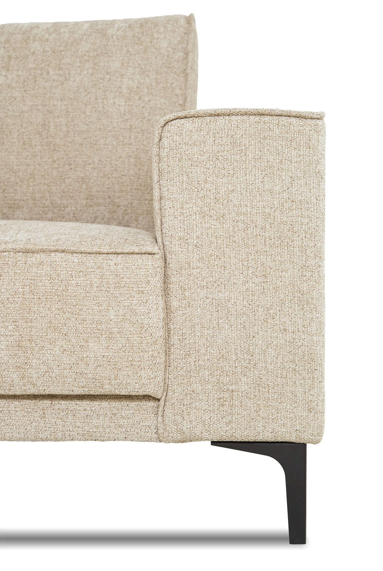 GOODproduct Wohnlandschaft »OLAND U-Form, XXL, B: 342 cm, Skandi-Design, Chenille« Skandi-Design in Struktur, Flachgewebe, Luxus-Microfaser, Boucle