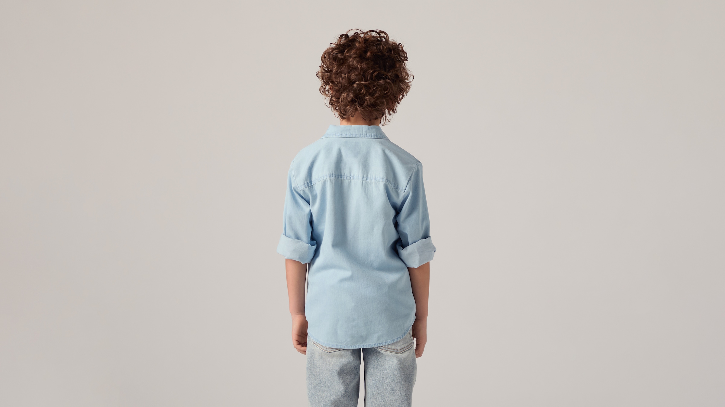 Levi's® Kids Chemise en jean »LVB BATTERY HOUSEMARK SHIRT« avec broderie logo