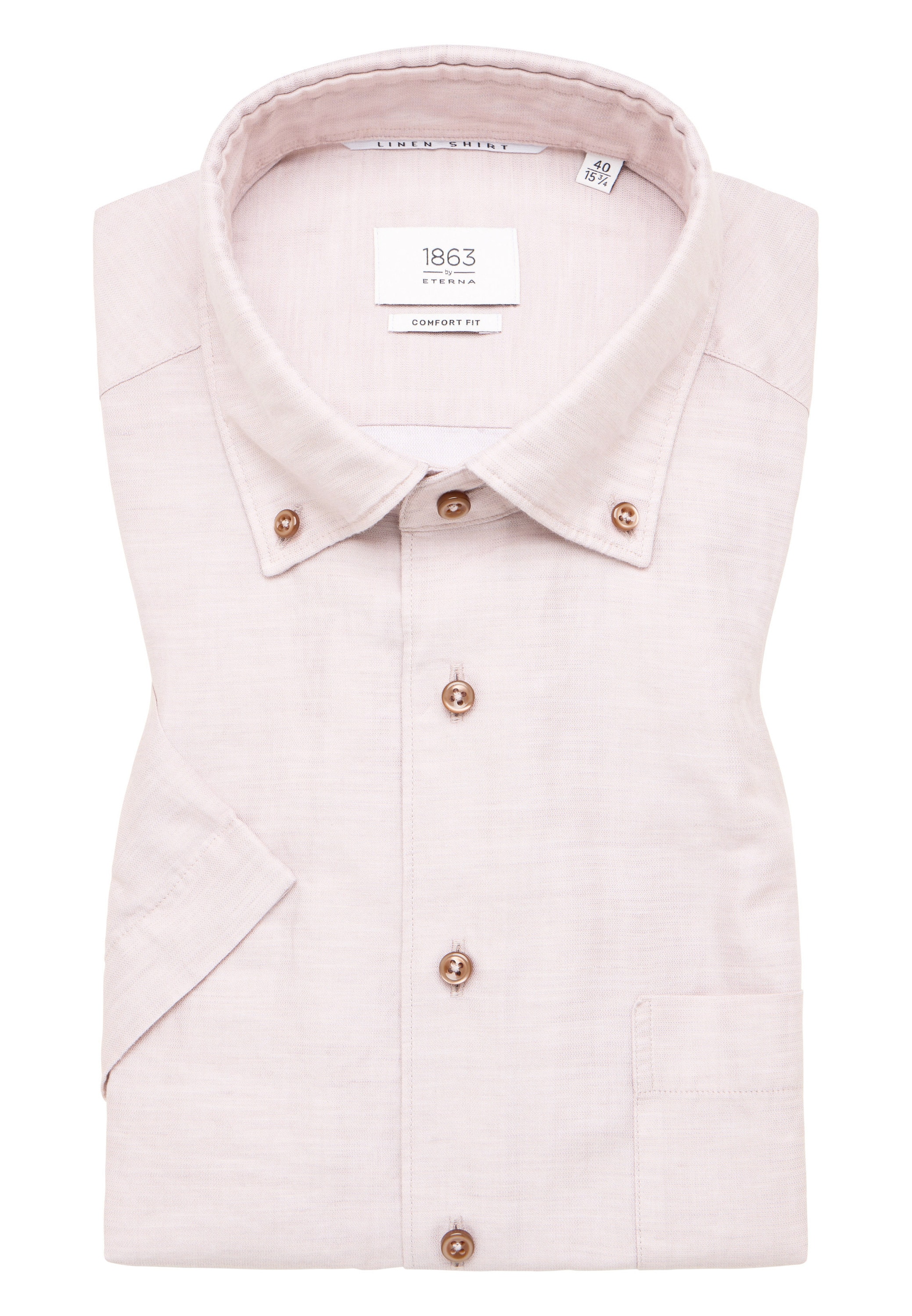Eterna Chemise à manches courtes »COMFORT FIT« EASY IRON (bügelleicht)