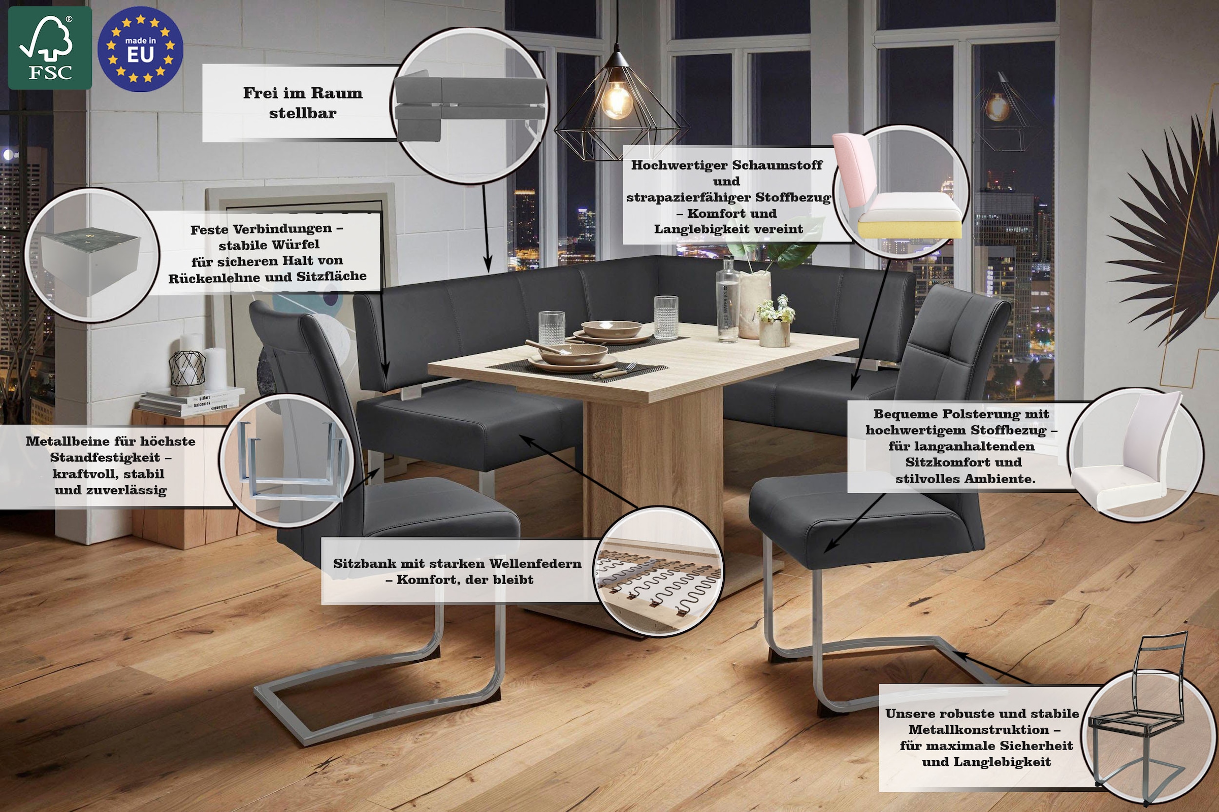 GOODproduct »Rab« in 2 Breiten (180 oder 200 cm), Bezug in verschiedenen Qualitäten