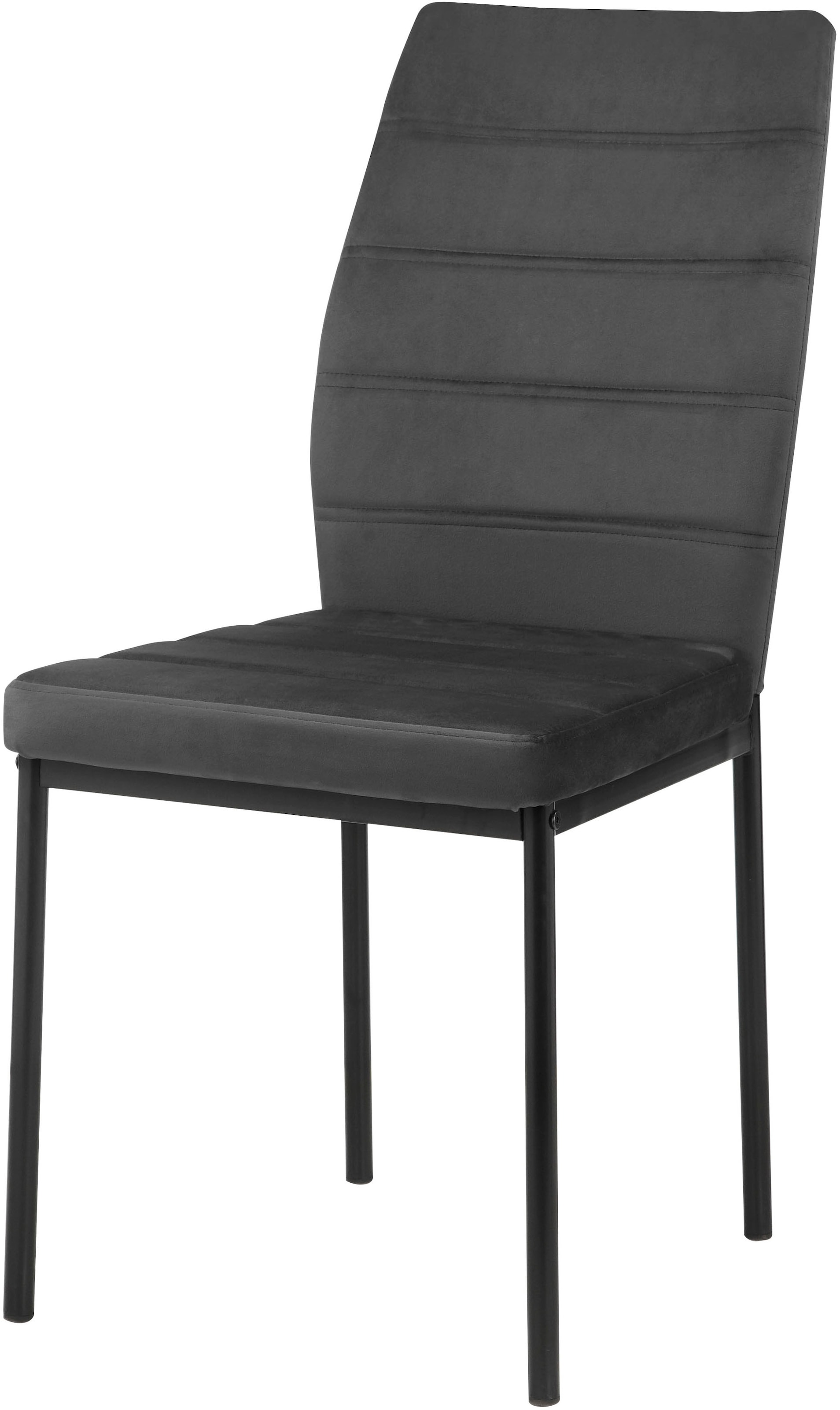 INOSIGN Esszimmerstuhl »Cresswelle, TOPSELLER!, OTTOs Choice«, (Set), 4 St., Samtvelours, Polsterstuhl mit weichem Samtveloursbezug, Metallgestell