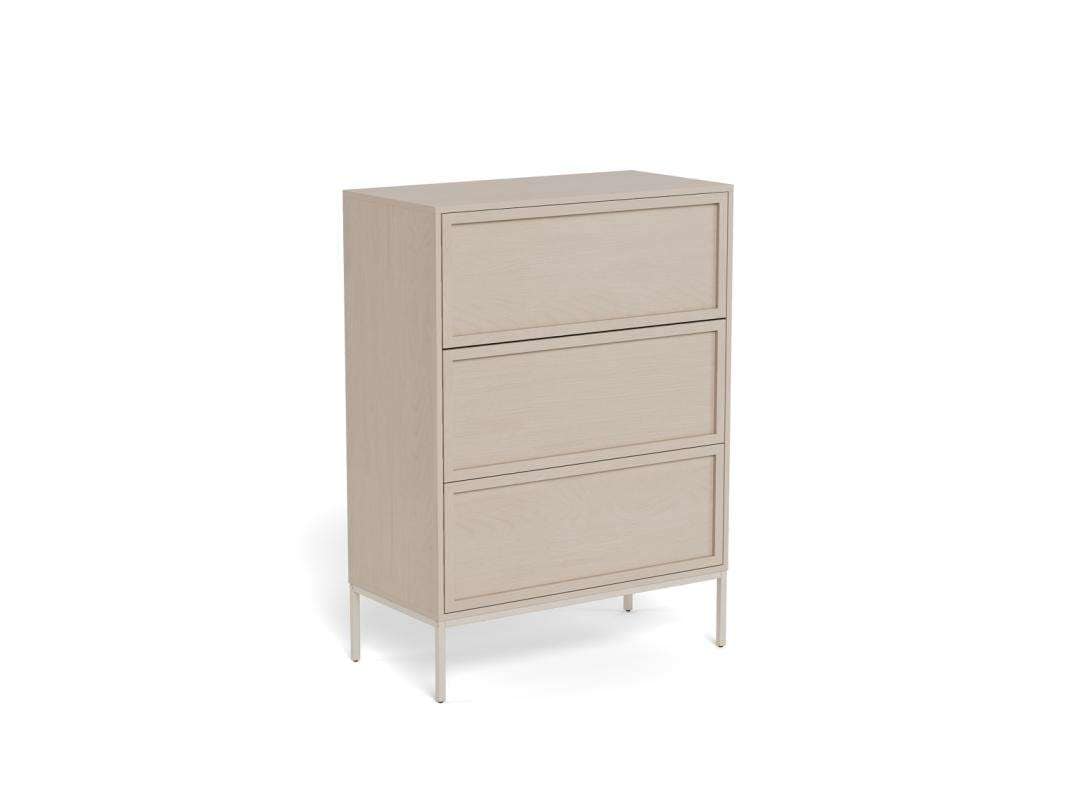 Image of ACTONA GROUP Kommode "Schubladenschrank" Kommode, 3 Schubladen, 80x40x110