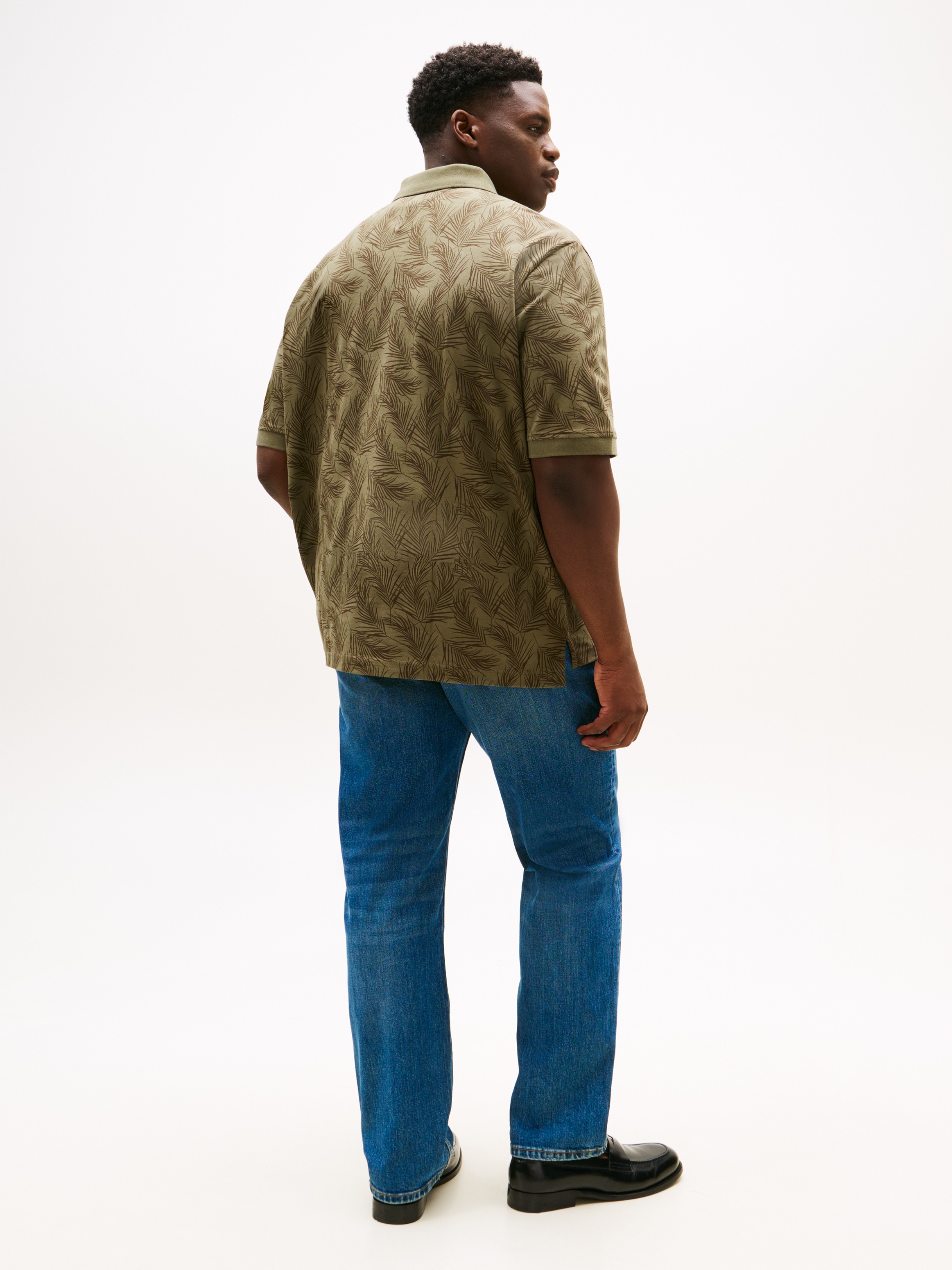 Tommy Hilfiger Big & Tall Poloshirt »BT-LEAF AOP REG POLO-B«, Grosse Grössen