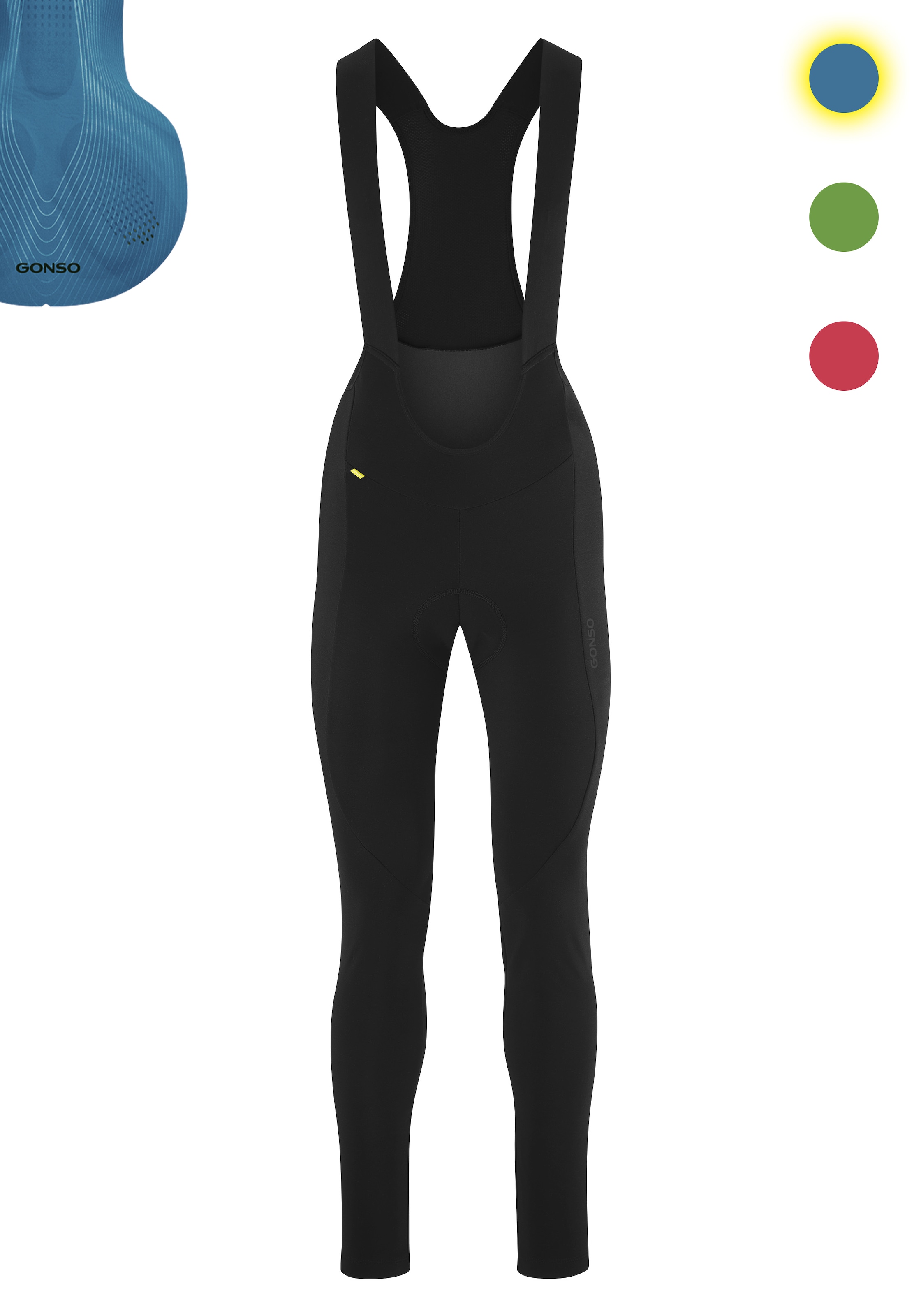 Image of Gonso Fahrradhose "SITIVO TI BIB W" Damen Radhose, Radlerhose mit speziellem Sitzpolster, Tight Fit