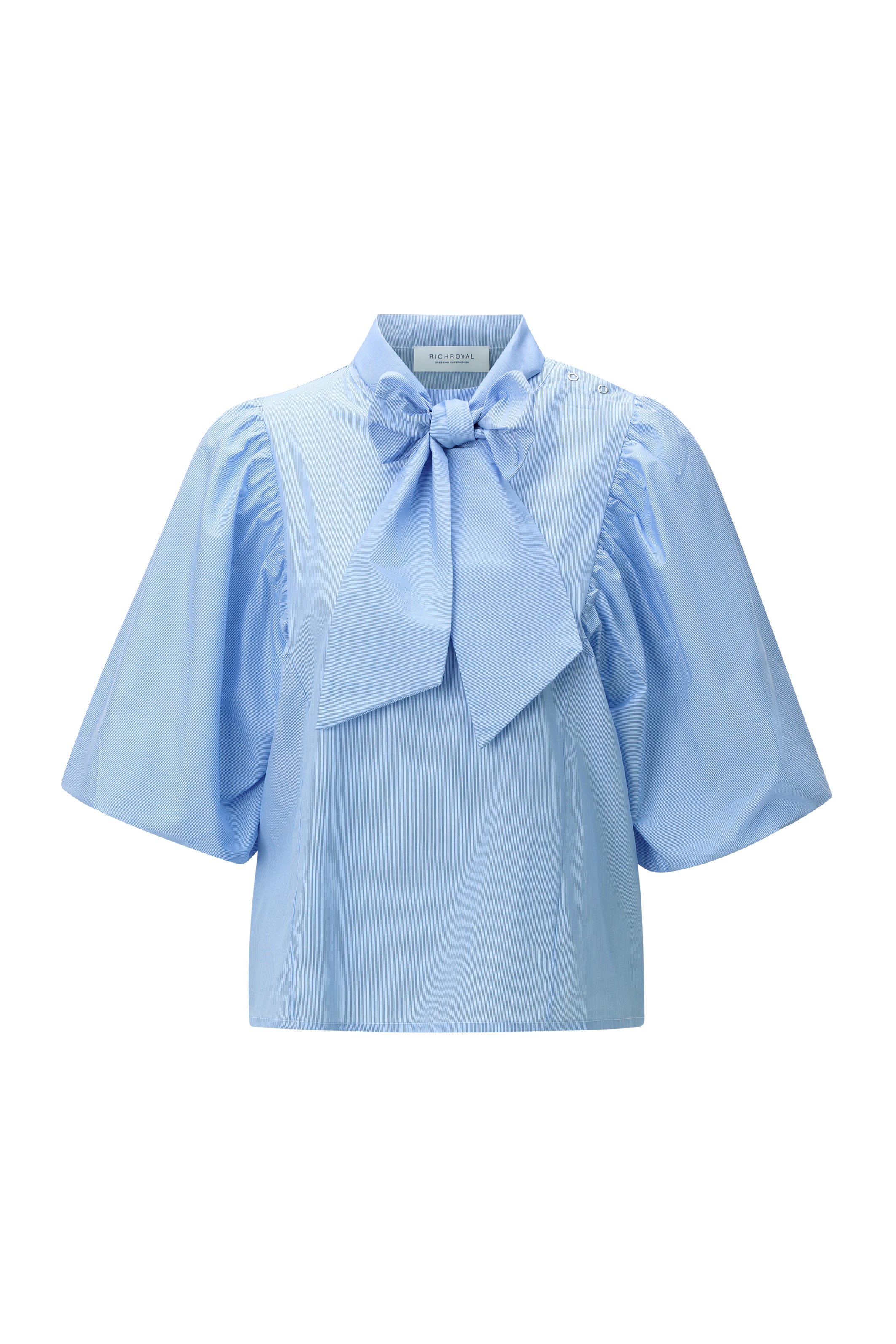 RICHROYAL Top chemisier coupe regular avec manches bouffantes