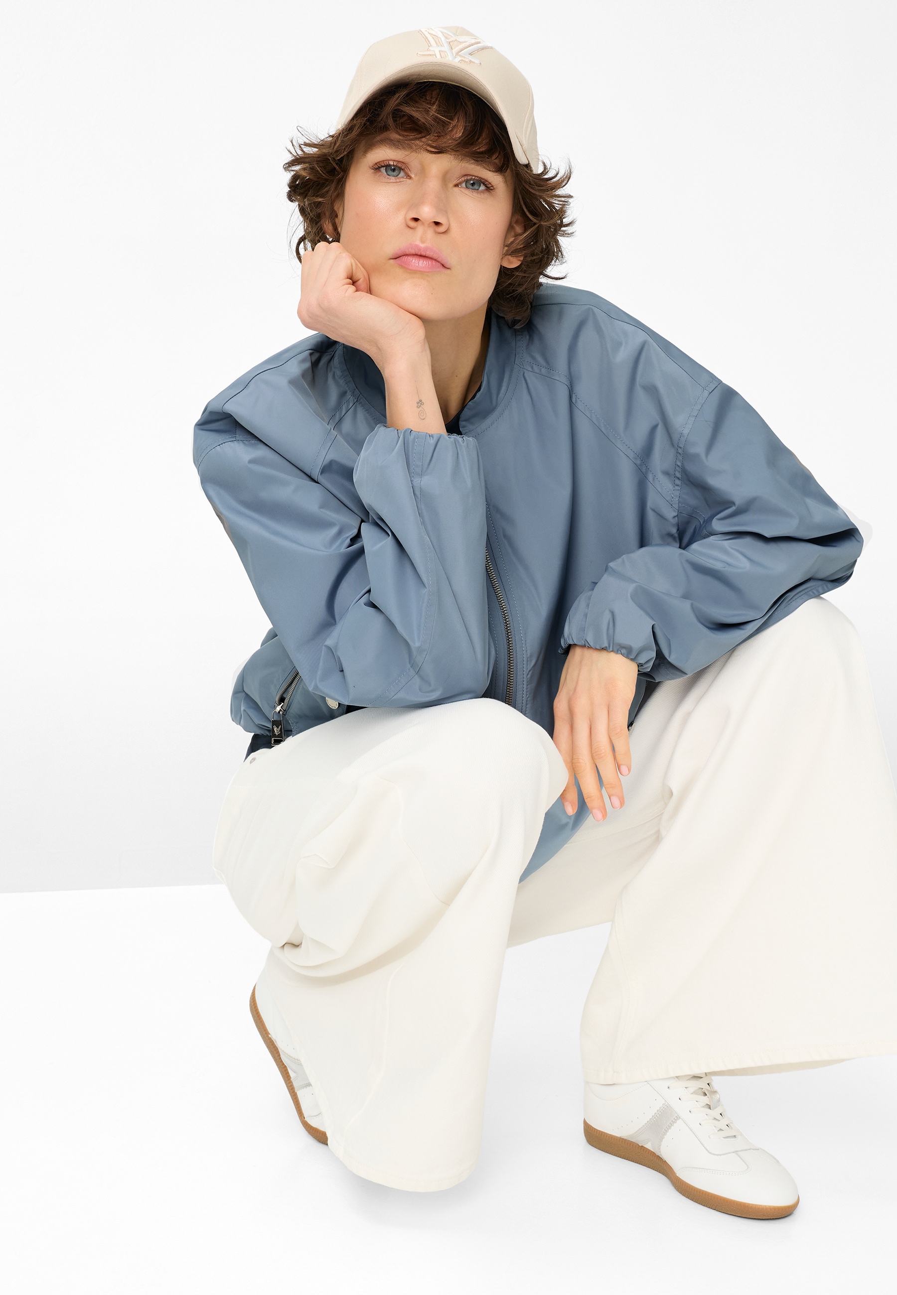 Fuchs Schmitt Blouson Stehkragen, Regular Fit, Rückenfalten