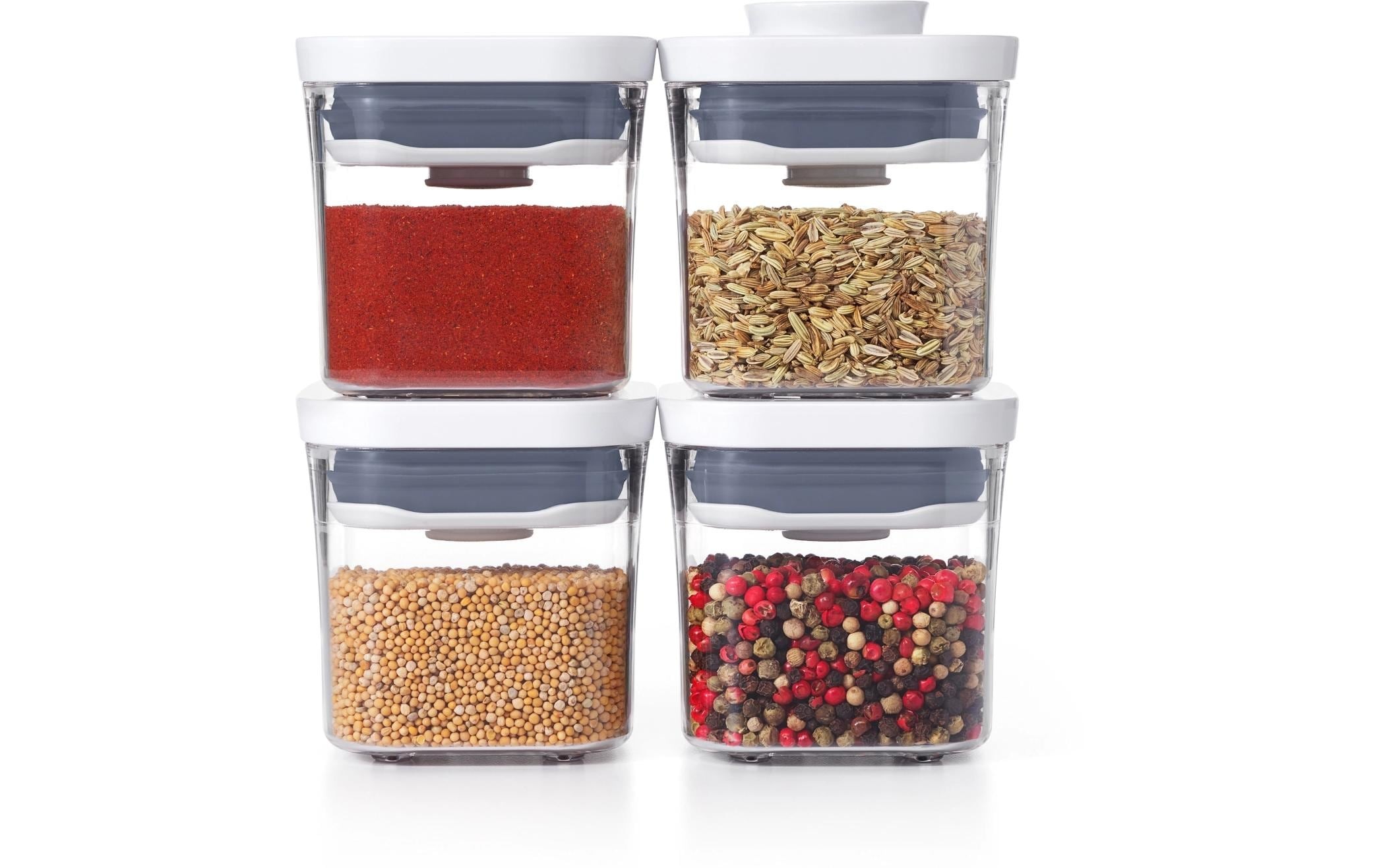 OXO Good Grips Système de rangement »OXO 4-Piece Mini POP Container Set« Ensemble, 4 tlg. Langlebig, spülmaschinenfest und vielseitig einsetzbar