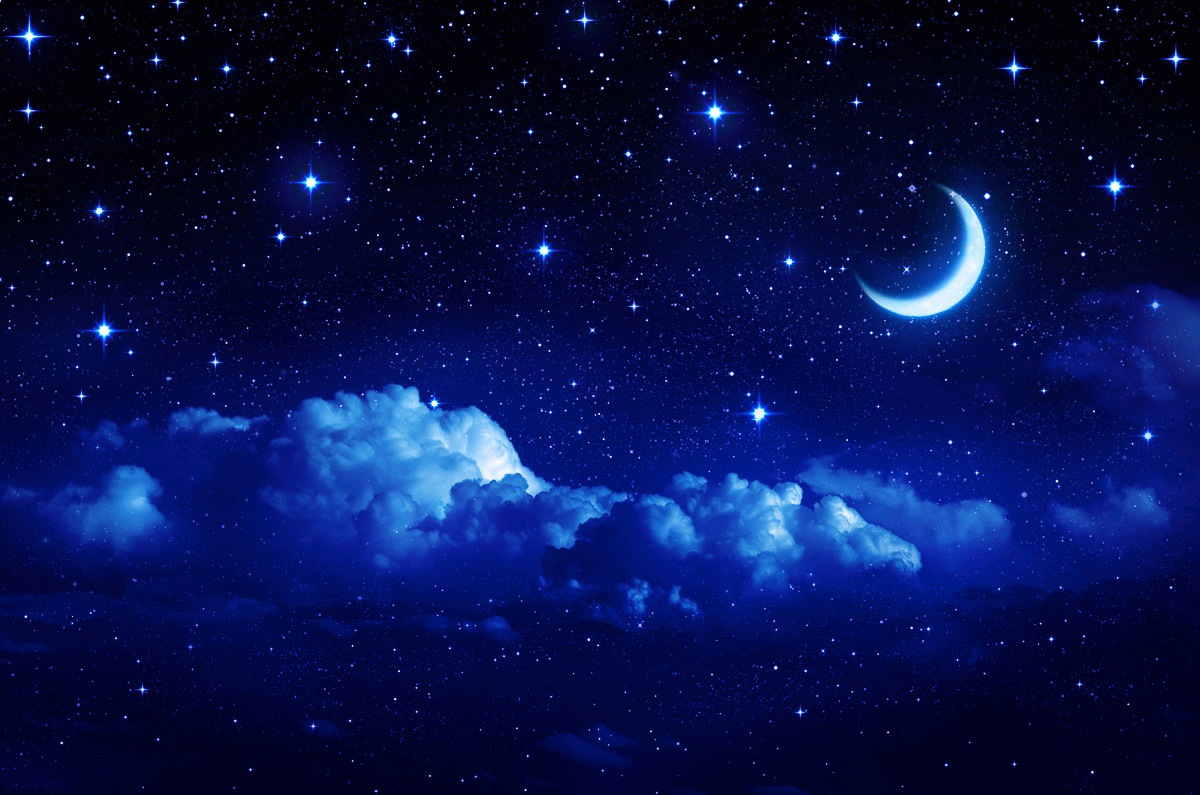 Image of Papermoon Fototapete "Nachthimmel"