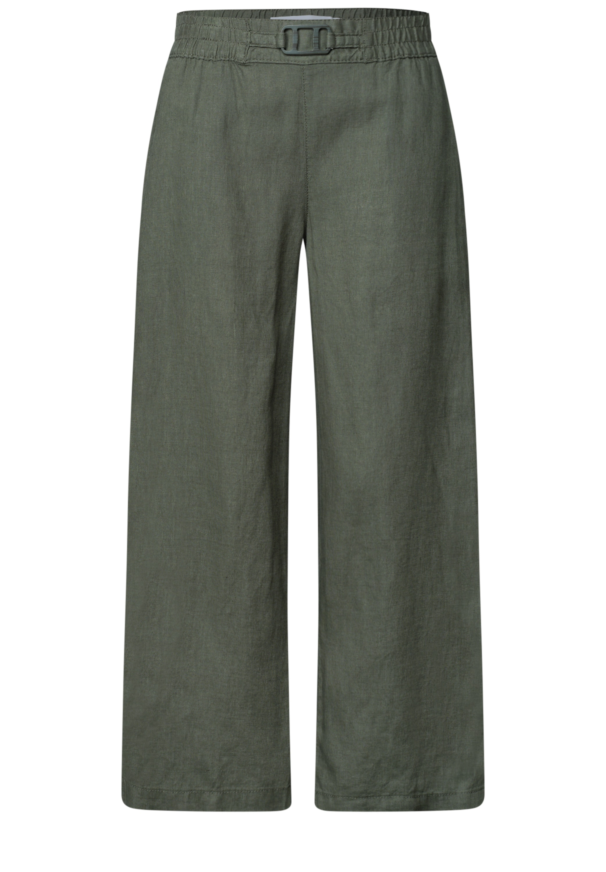 STREET ONE Stoffhose »Style Emee«  Leinenhose mit Schnallendetail