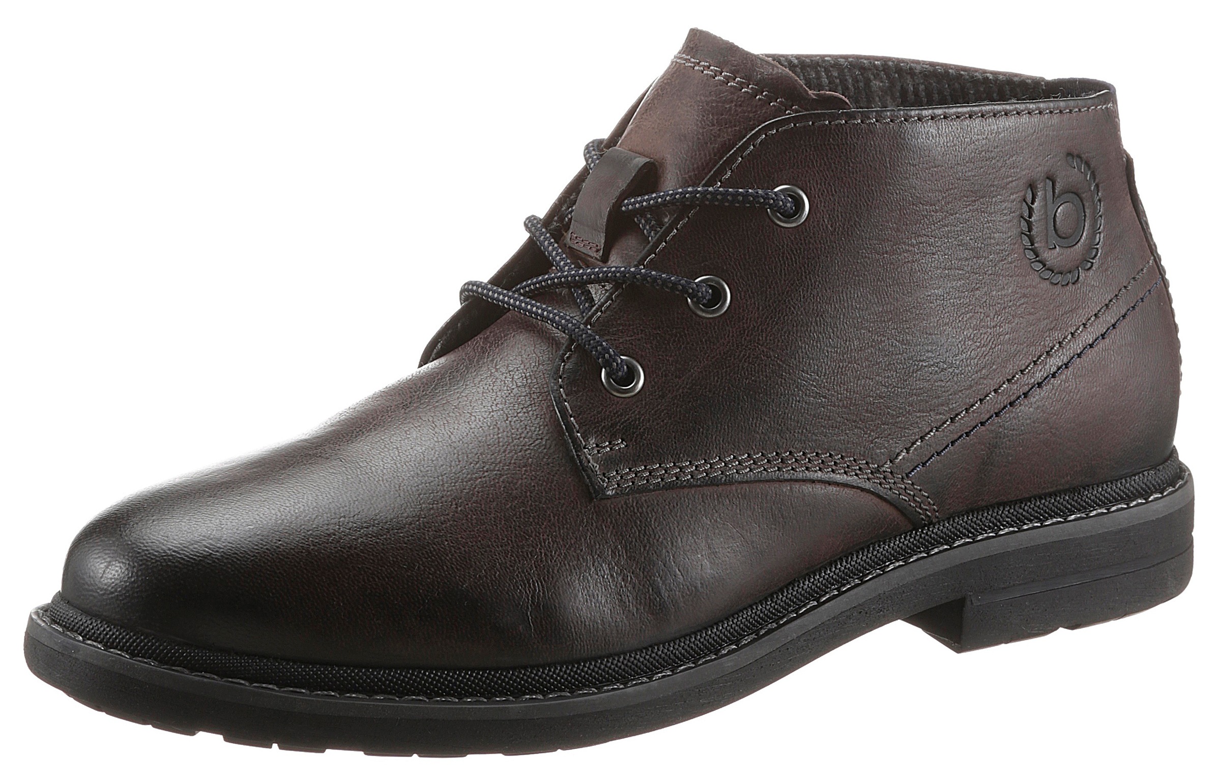 Image of bugatti Schnürstiefelette »ZARO«, mit seitlicher Prägung in Weite G (=weit) bei Ackermann Versand Schweiz