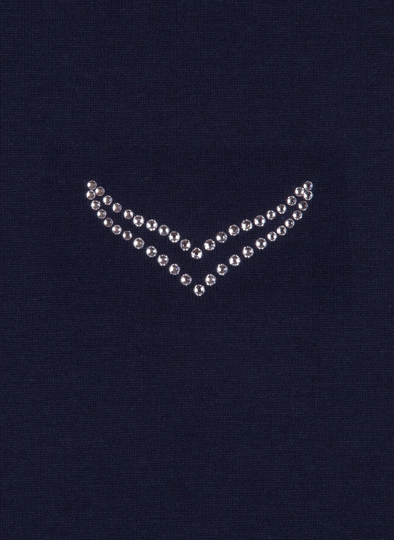 Trigema Poloshirt »TRIGEMA Poloshirt aus Baumwolle mit Kristallsteinen«