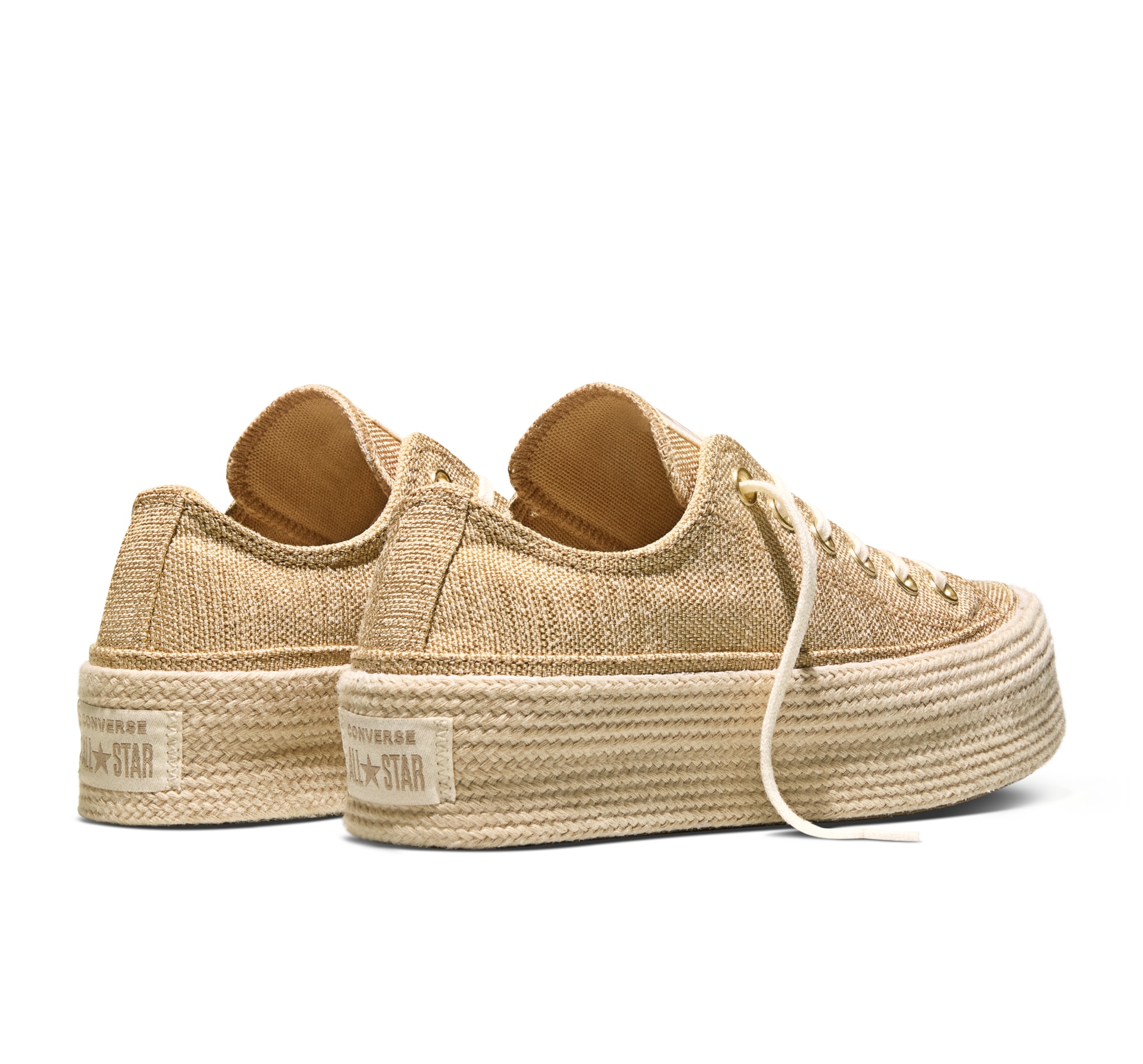 Converse Sneakers »CHUCK TAYLOR ALL STAR LIFT ESPADRILLE«  style sportif, avec semelle extérieure profilée, avec lacets