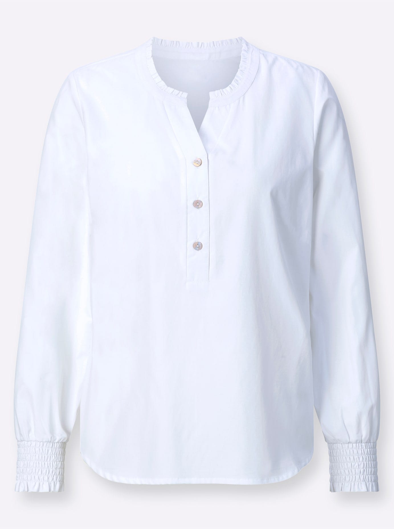 Classic Basics Langarmbluse