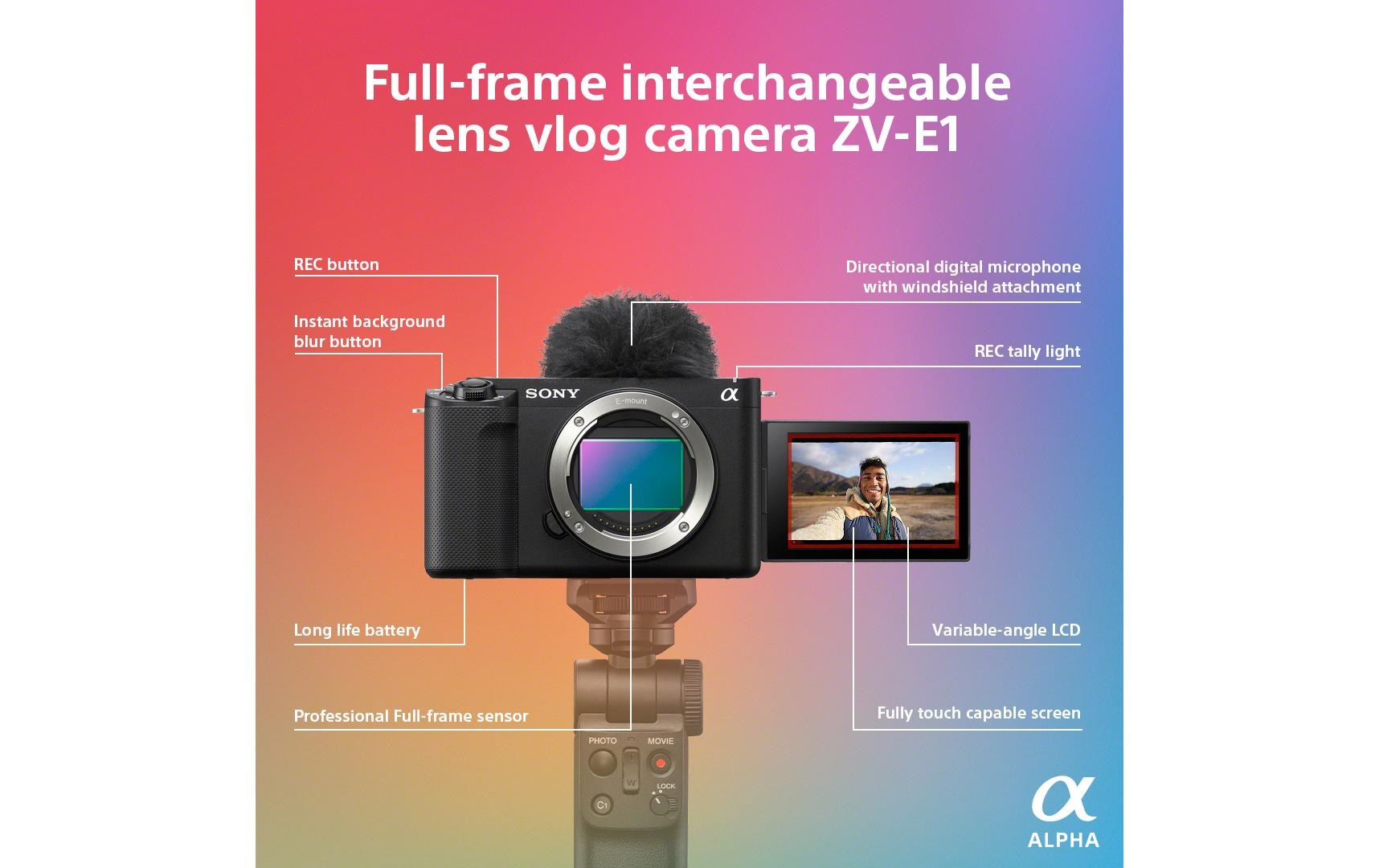 Sony Systemkamera »ZV-E1« , 12,1 , Bluetooth