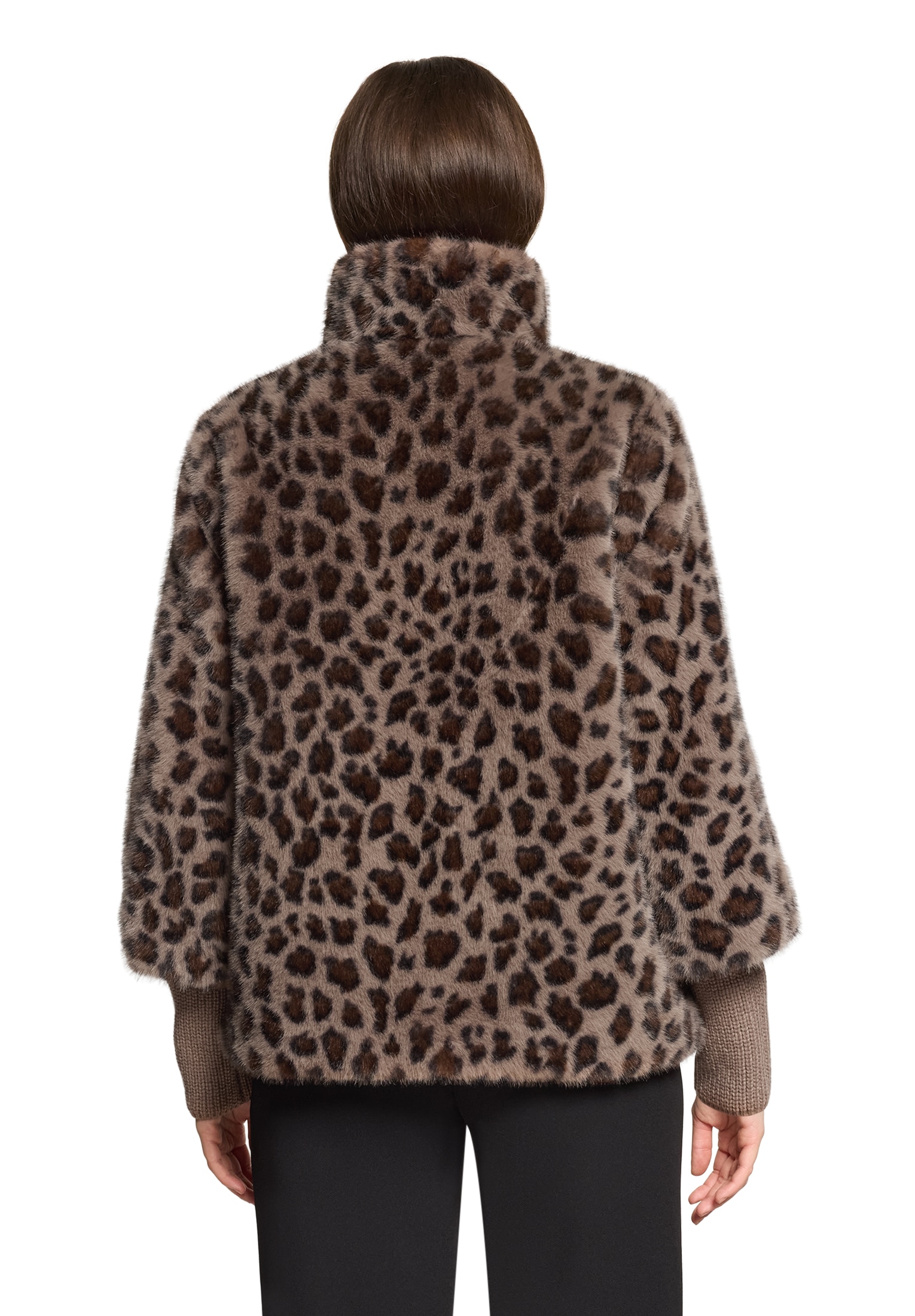 Betty Barclay Veste en peluche avec motif léopard