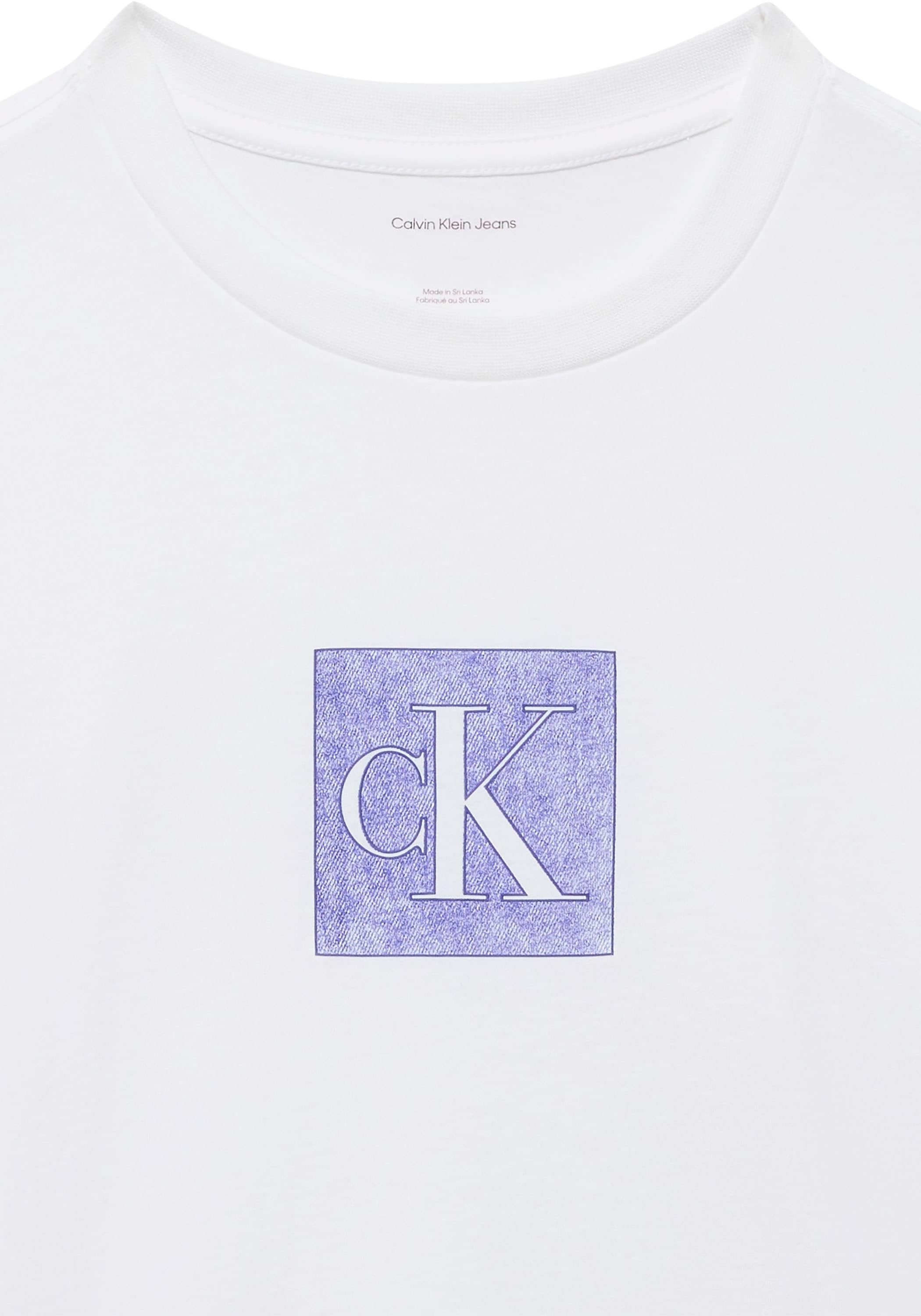 Calvin Klein Jeans T-Shirt »CLASSIC FIT MONOGRAM TEE« Regular fit mit Rundhalsausschnitt