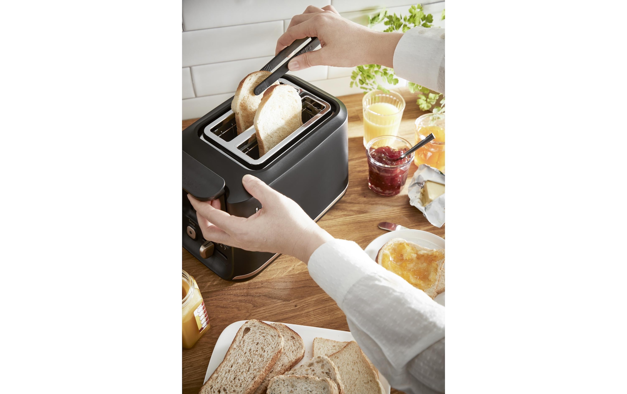 Tefal Toaster »Includeo Schwarz«, 850 W