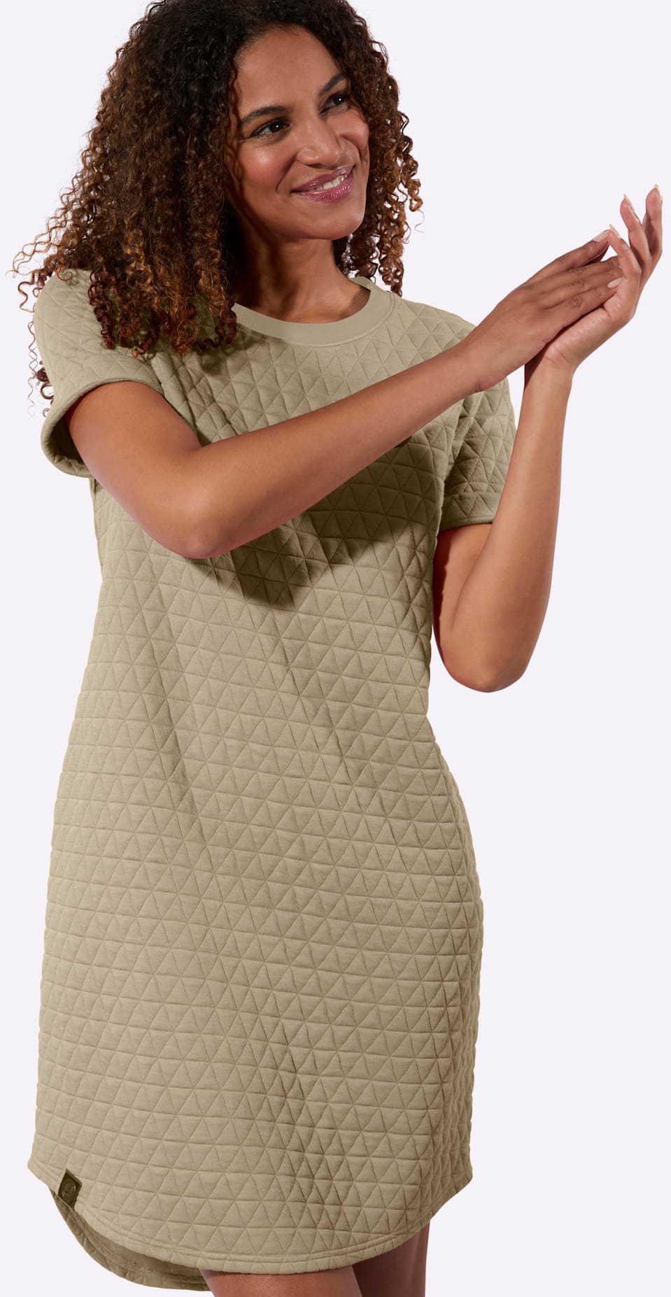 Casual Looks Robe t-shirt »Jacquard-Kleid«