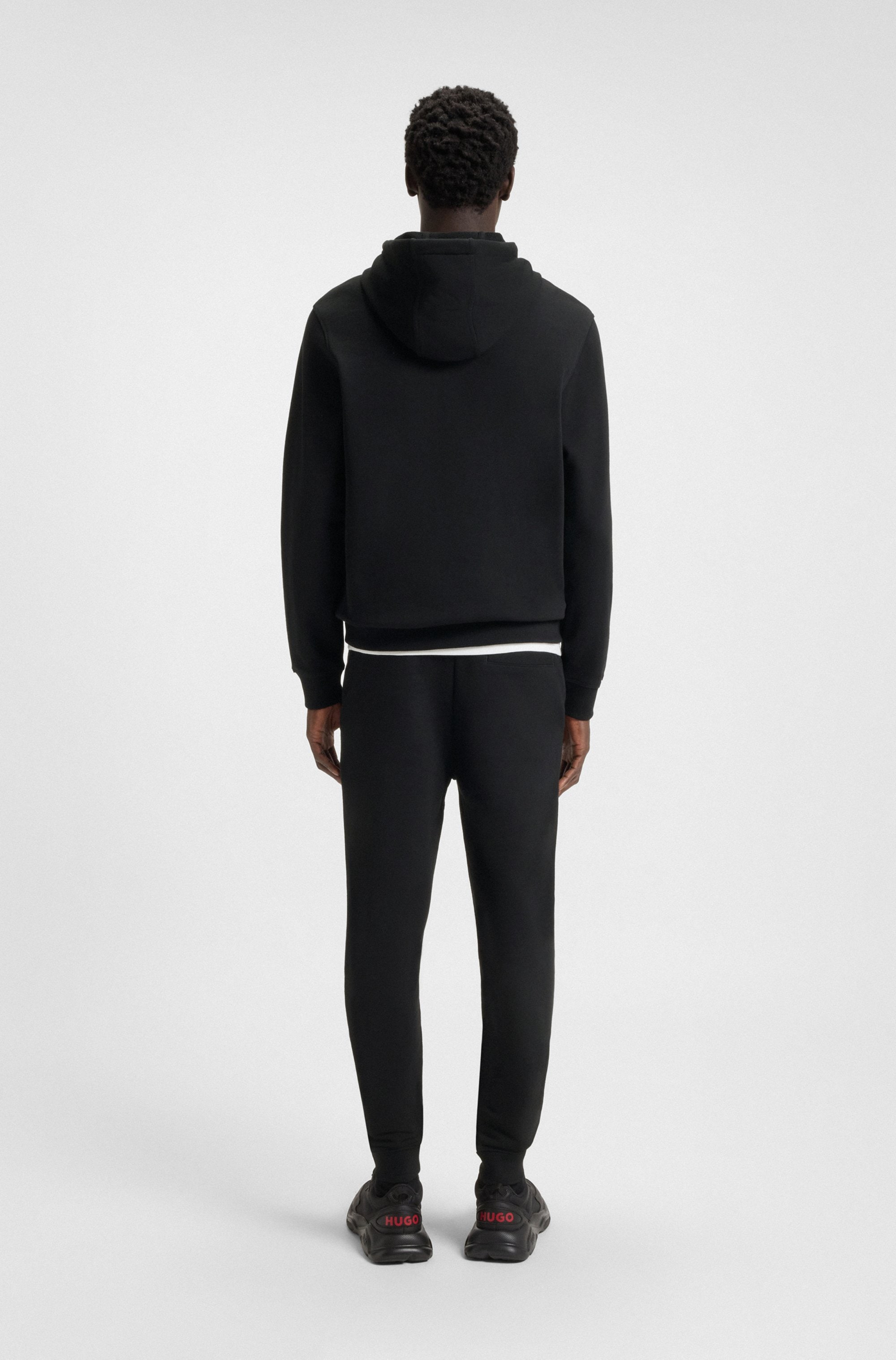 HUGO Sweat à capuche »Daratschi«, Kapuze mit Kordelzug, Regular Fit Kängurutasche, HUGO Weblabel
