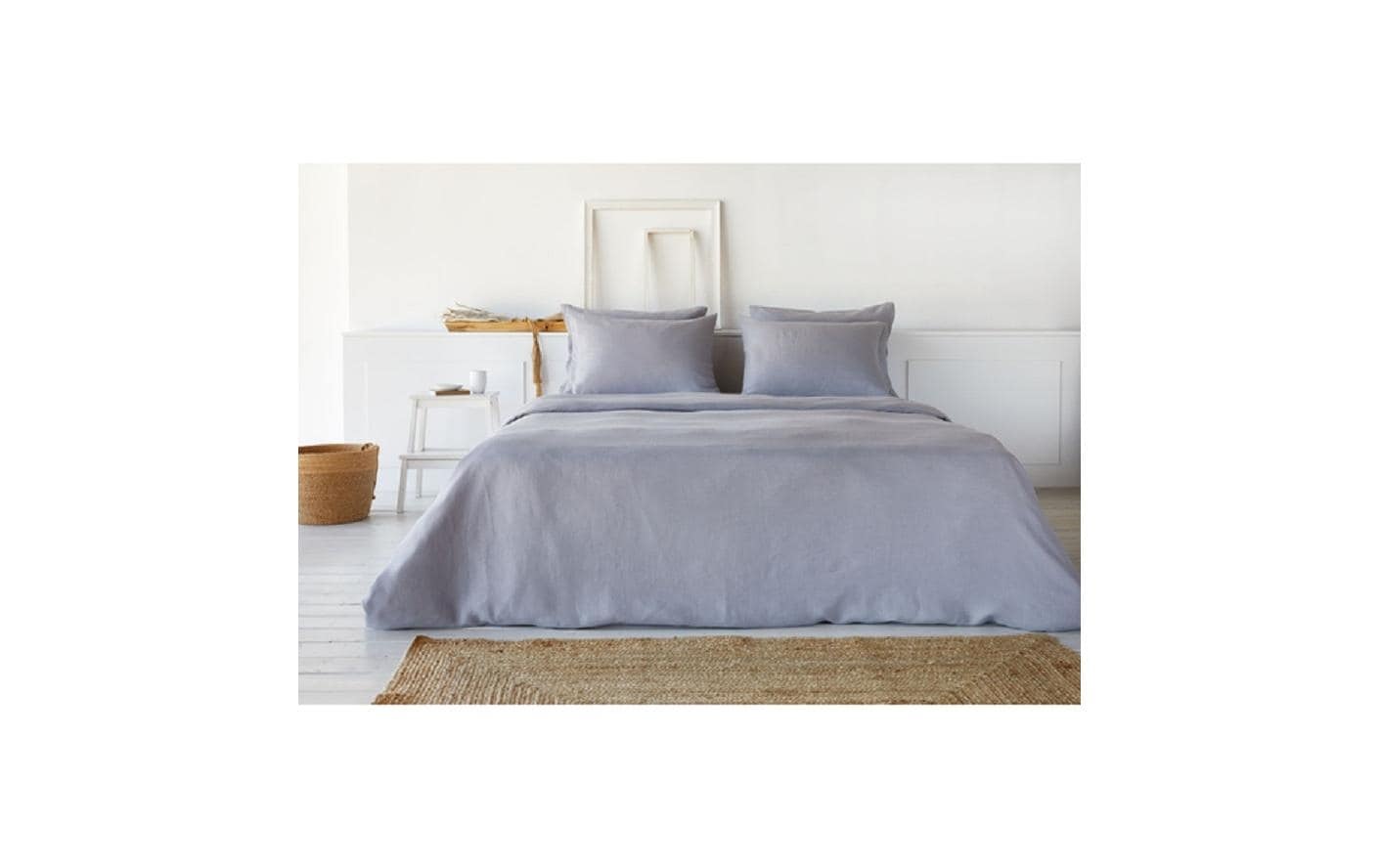 Bettbezug »Living Home Linn 200x210cm Grau«, (1 St.)
