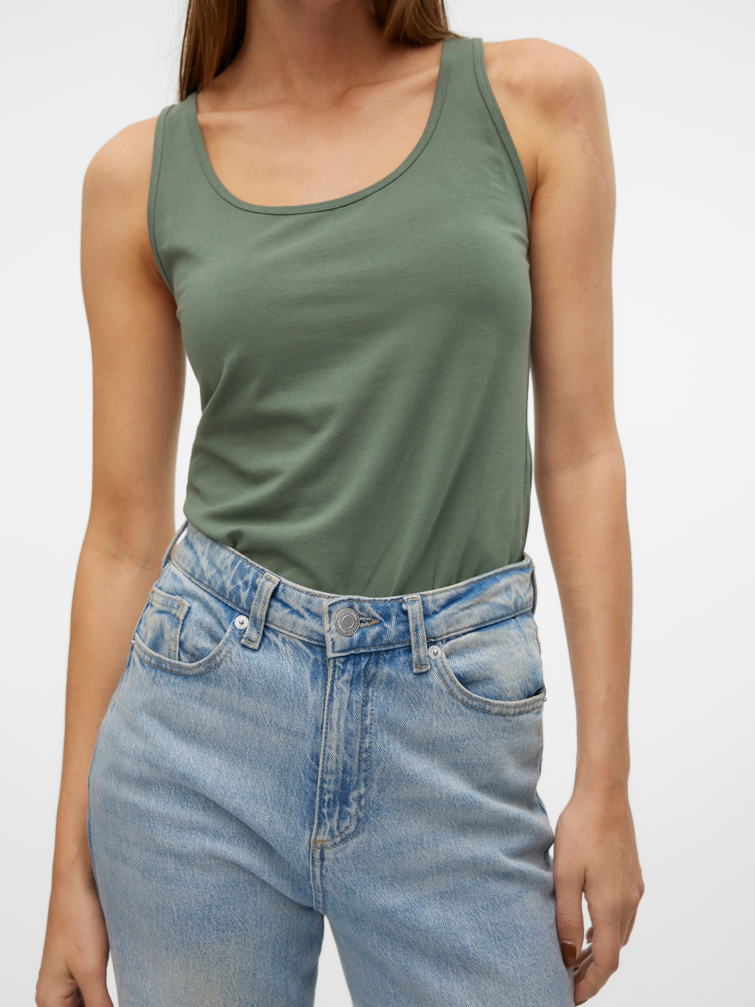 Vero Moda Shirttop »VMLULU LONG TANK TOP JRS GA NOOS«
