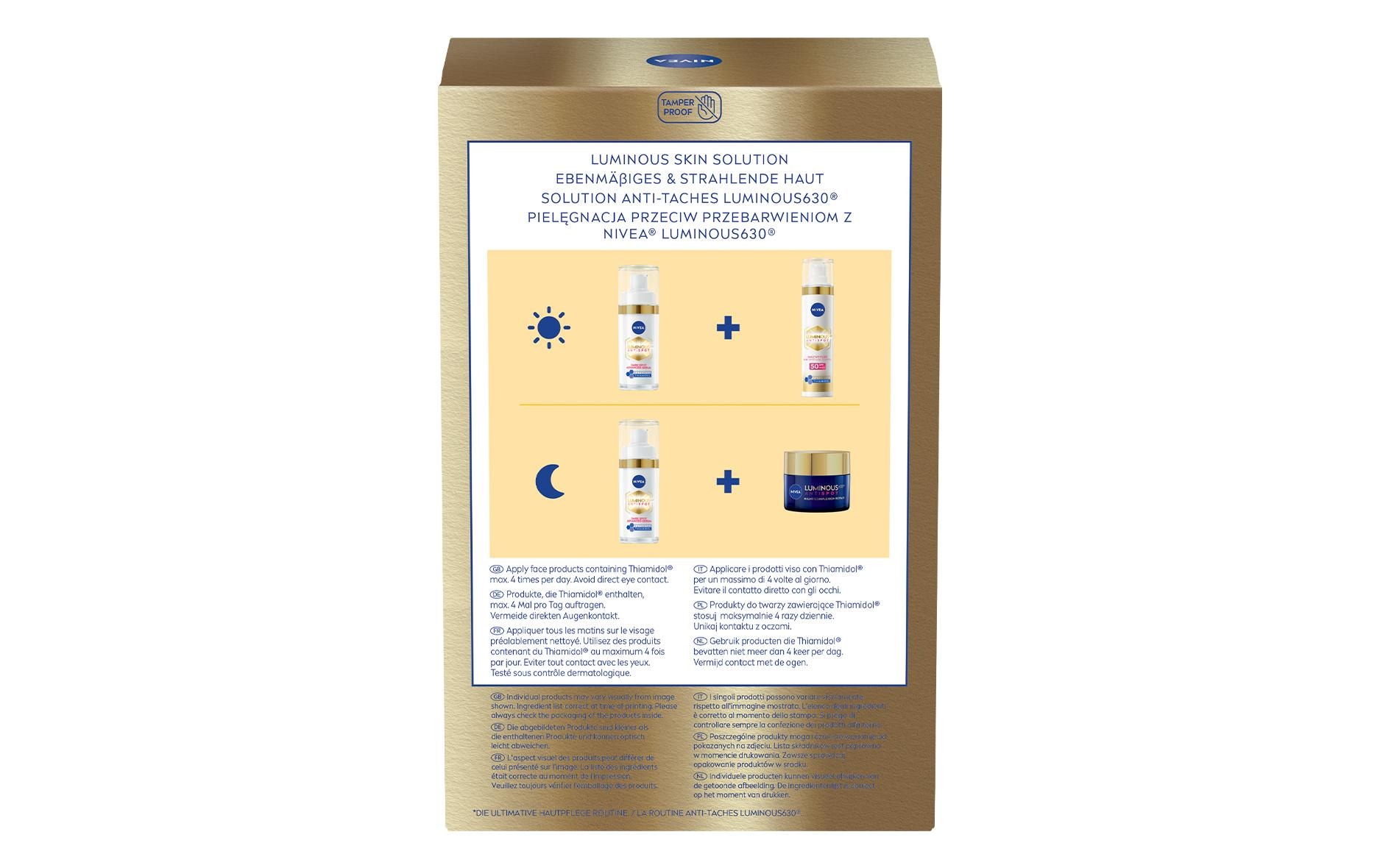 Nivea Set de soins du visage »NIVEA LUMINOUS630® Anti-Pigmenflecken Routine Set«