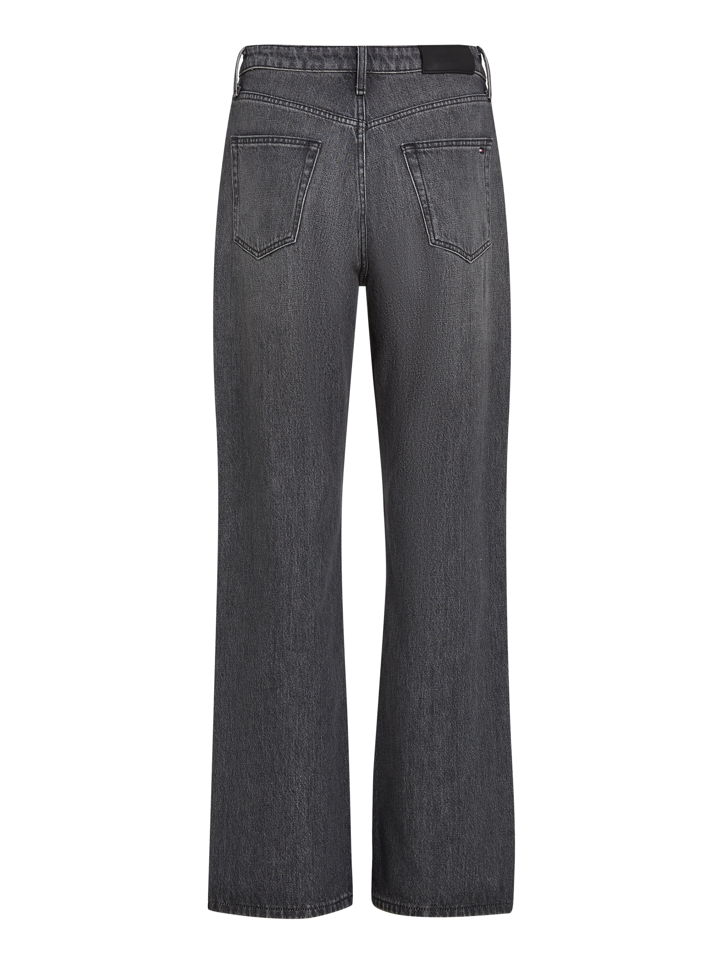 Tommy Hilfiger Straight-Jeans »CLASSIC STRAIGHT RW ECRU«, mit Logo-Badge, in Knöchellänge