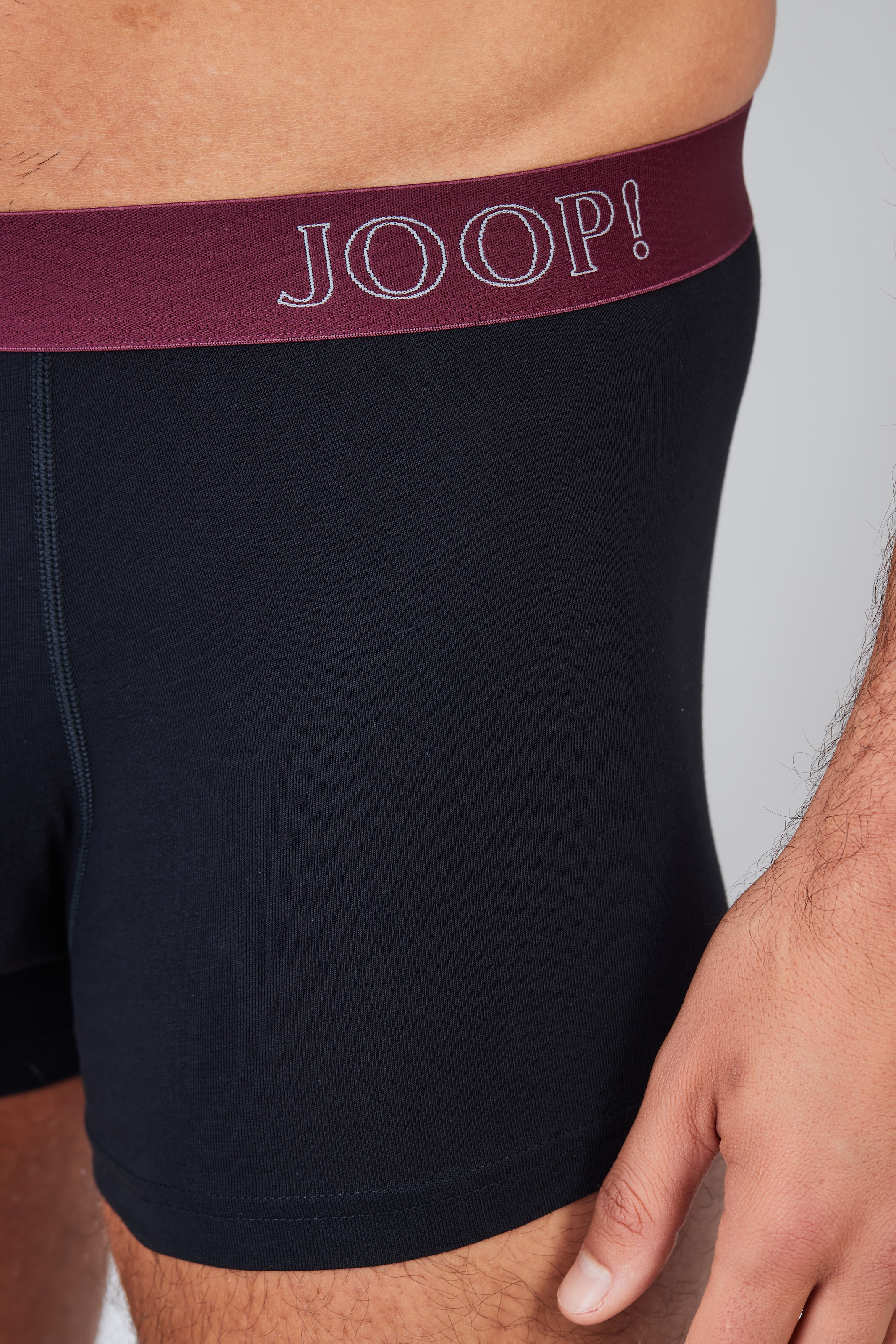 JOOP! Boxershorts »Everyday« 3er Pack,  atmungsaktiv, Baumwollmix, elastisch, weich