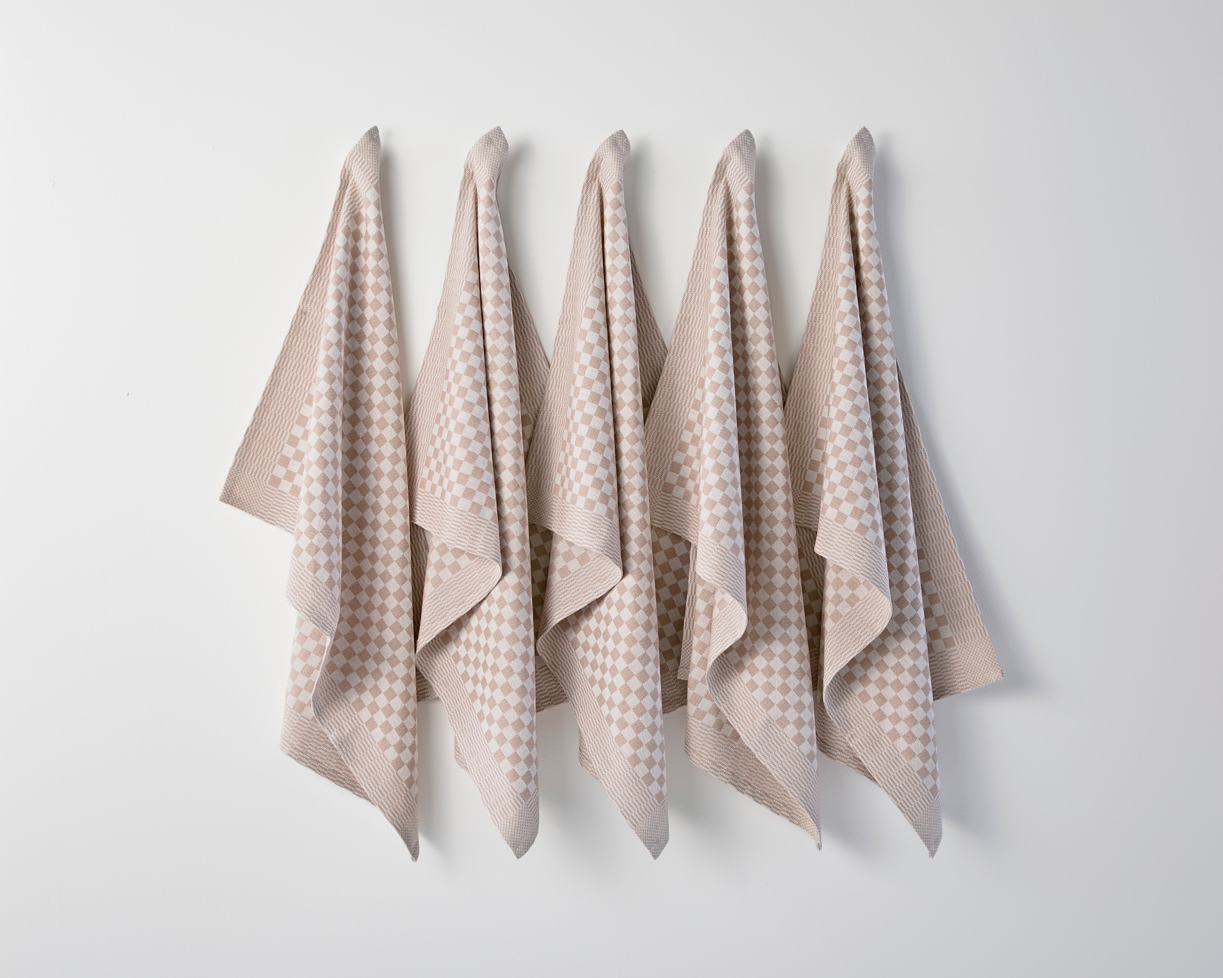 GOODproduct Chiffon à vaisselle »Keersten« Grubentuch, 100 % Baumwolle, 5er-Set, 70 × 50 cm, Premium,