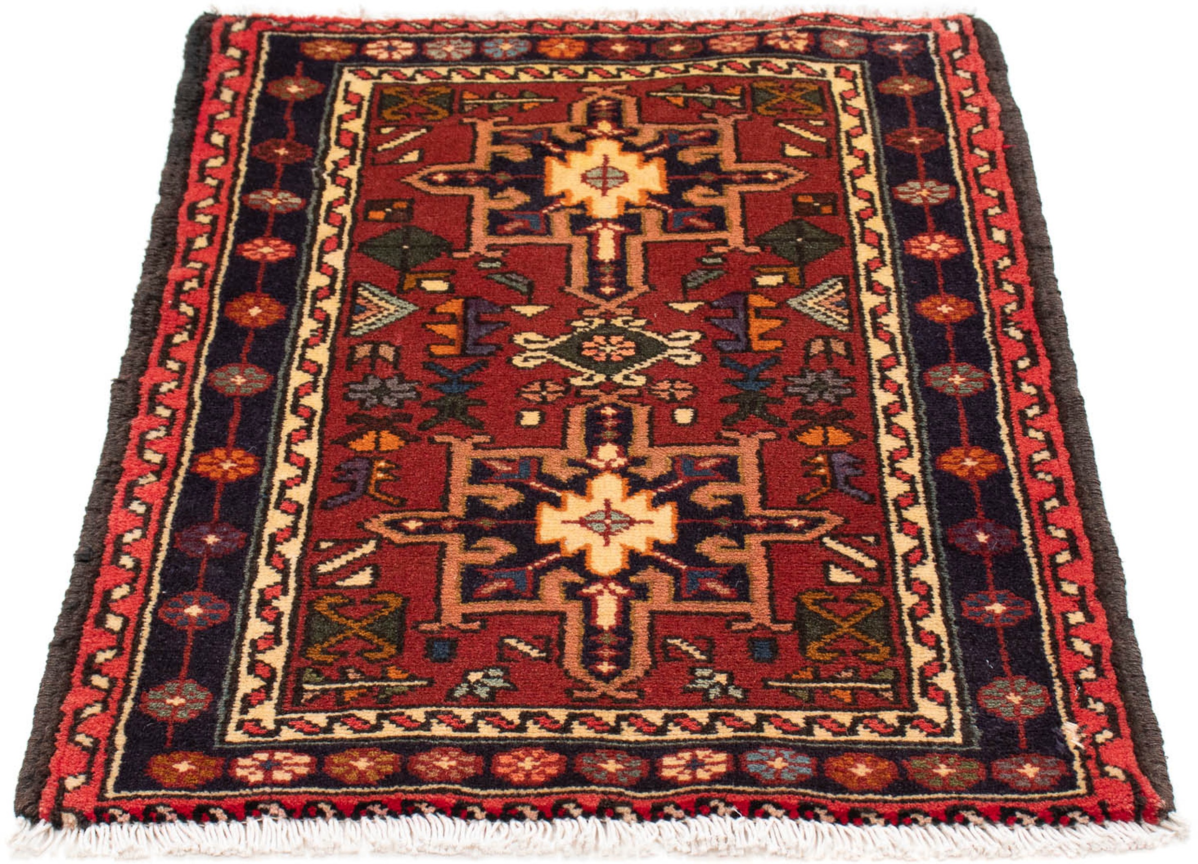 Image of morgenland Orientteppich »Perser - Nomadic - 100 x 72 cm - braun«, rechteckig, 10 mm Höhe, Wohnzimmer, Handgeknüpft, Einzelstück mit Zertifikat bei Ackermann Versand Schweiz