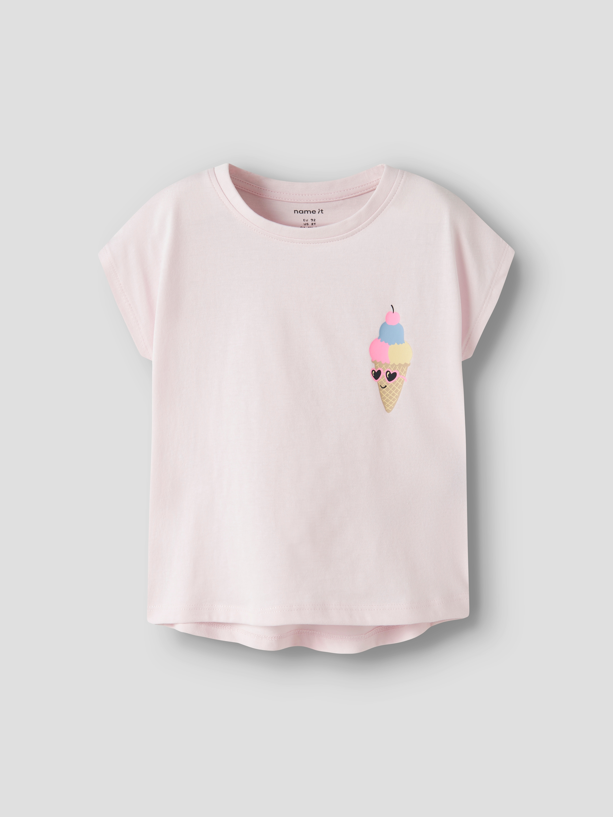 Name It T-shirt à manches courtes »NMFVARUTTI 2P CAPSL LOOSE TOP« Paquet, 2 coton, coupe ample